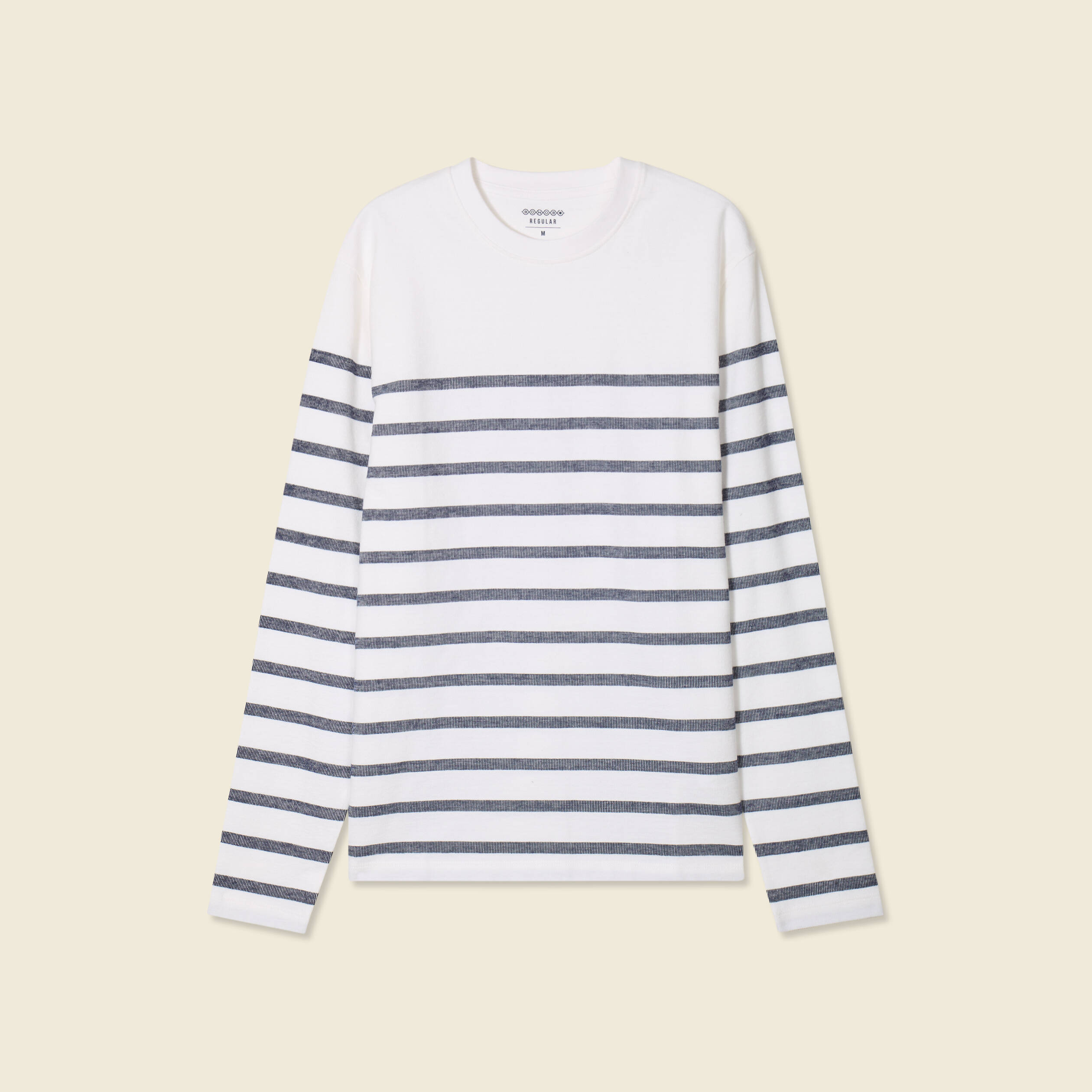 t shirt manches longues ecru homme T-shirt manches longues ecru homme