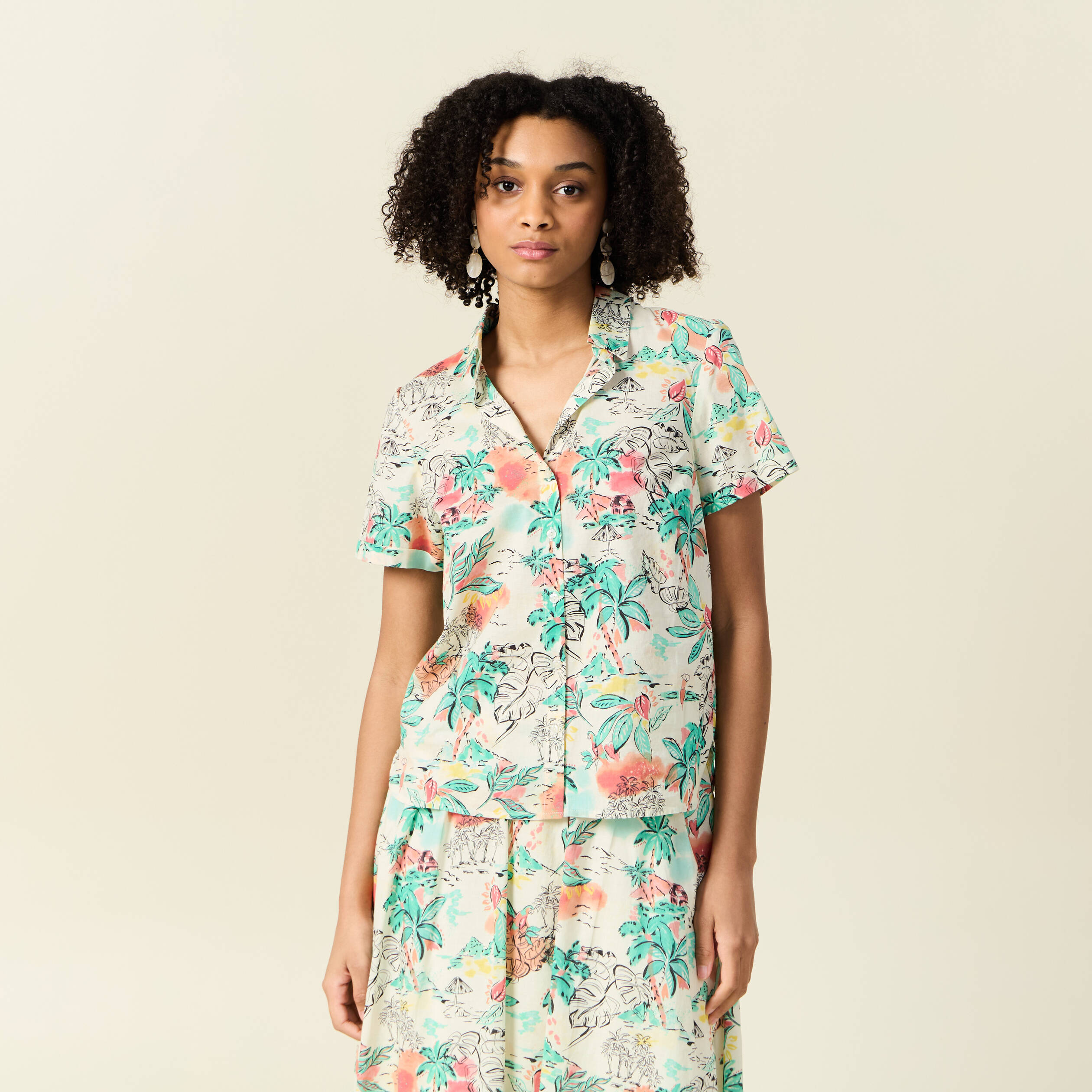chemise manches courtes blanc femme Chemise manches courtes blanc femme