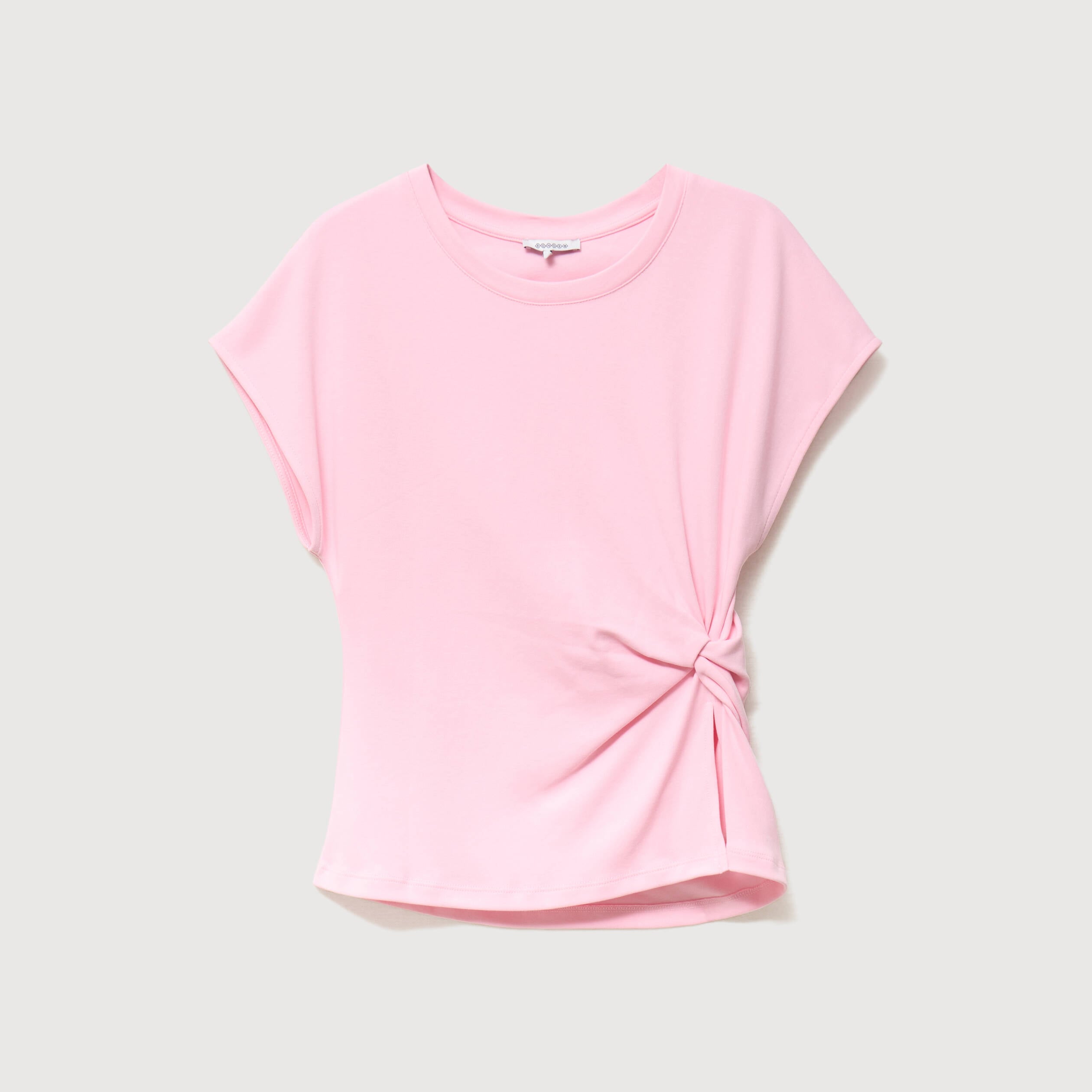 T-shirt en coton rose clair femme