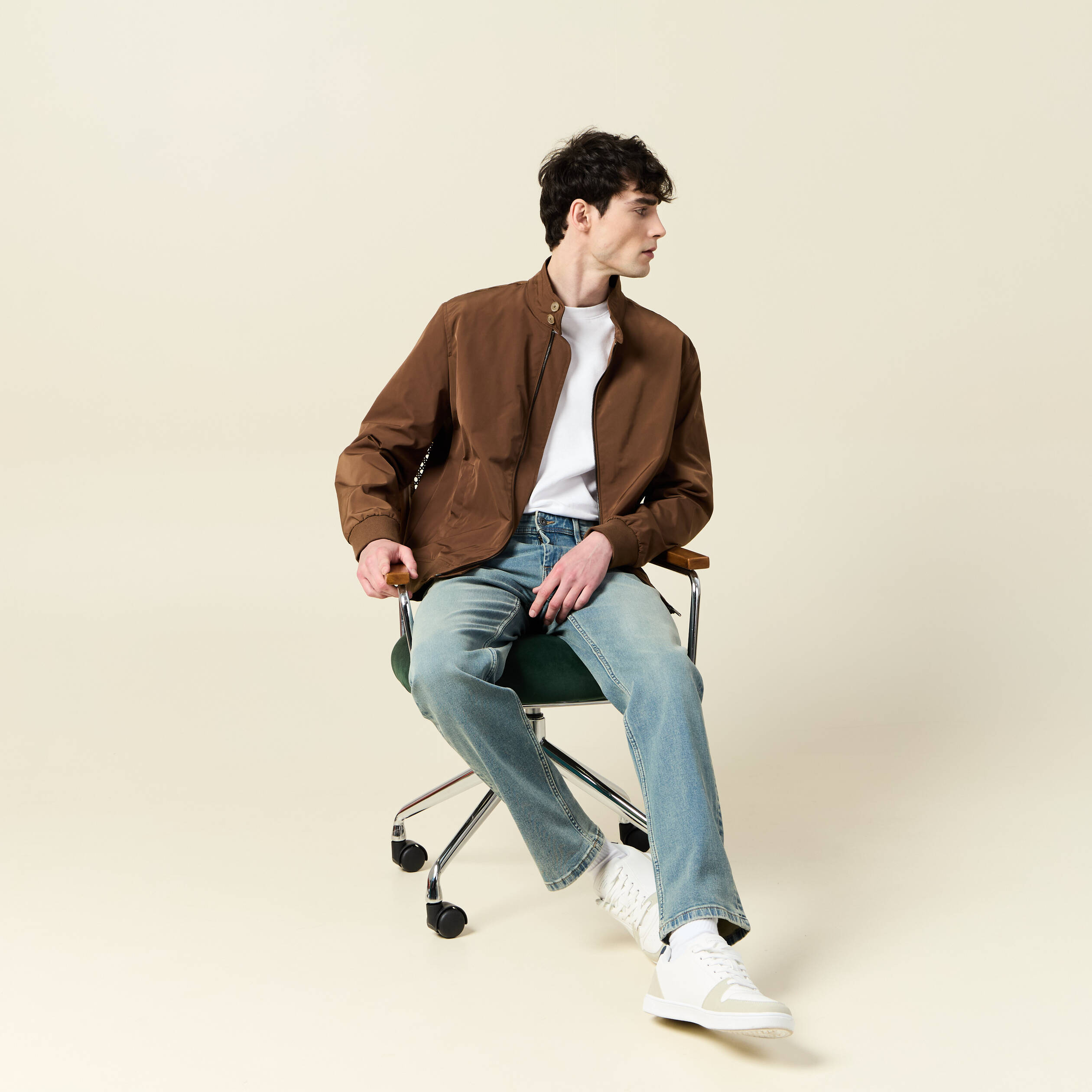 jeans straight longueur 34 denim denim dirty homme Jeans straight longueur 34 denim denim dirty homme
