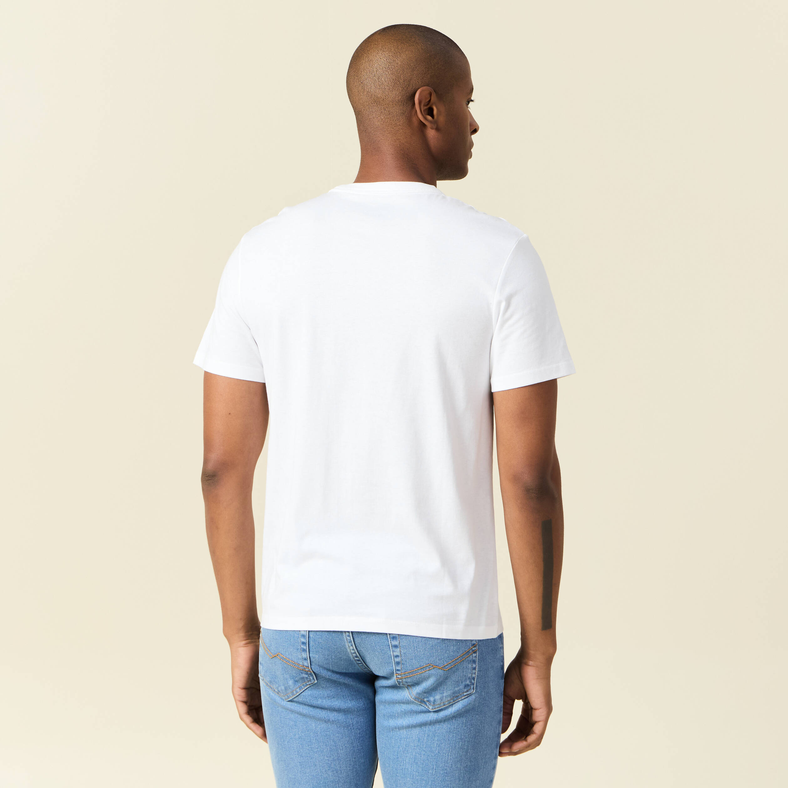 t shirt eco responsable blanc homme T-shirt éco-responsable blanc homme