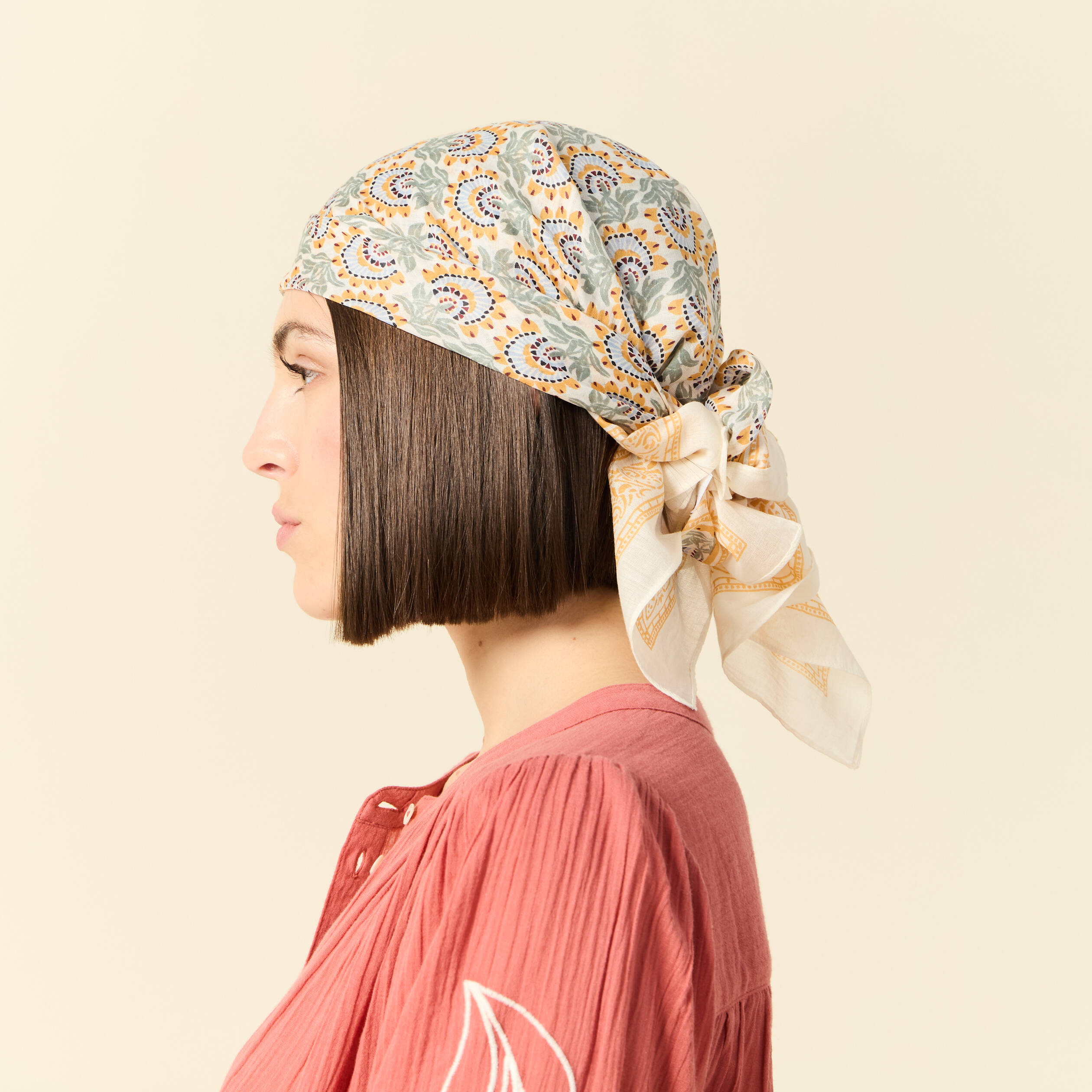foulard blanc femme Foulard blanc femme