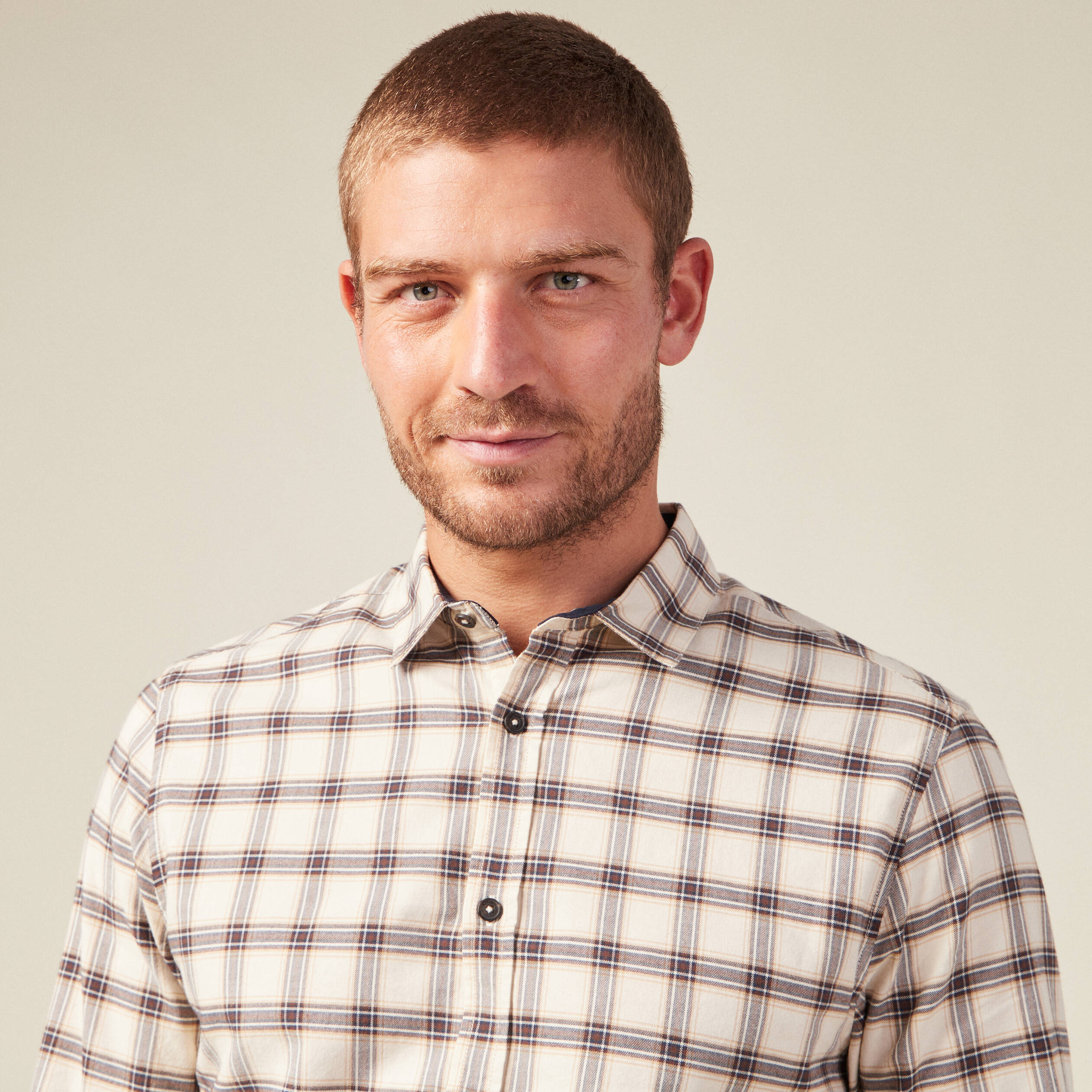 chemise eco responsable ecru homme Chemise éco-responsable ecru homme