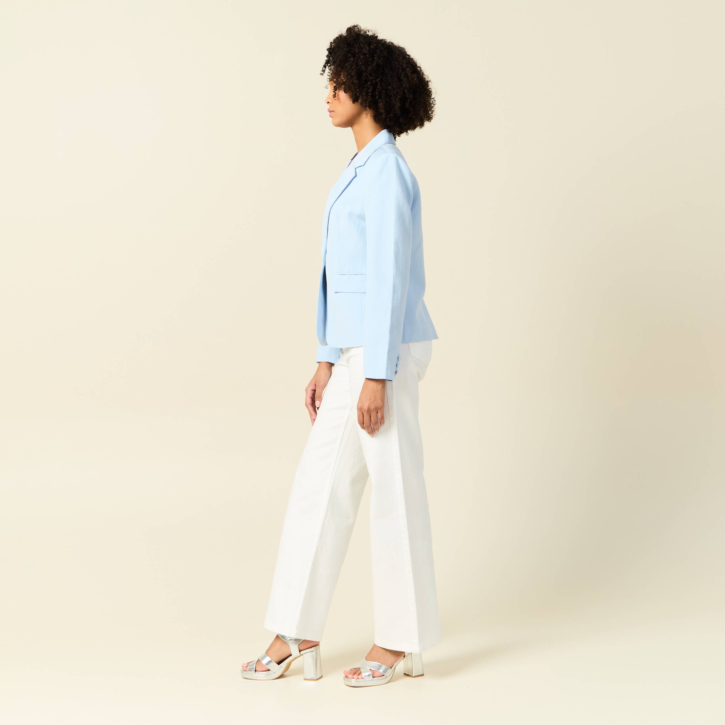 veste esprit blazer bleu clair femme Veste esprit blazer bleu clair femme