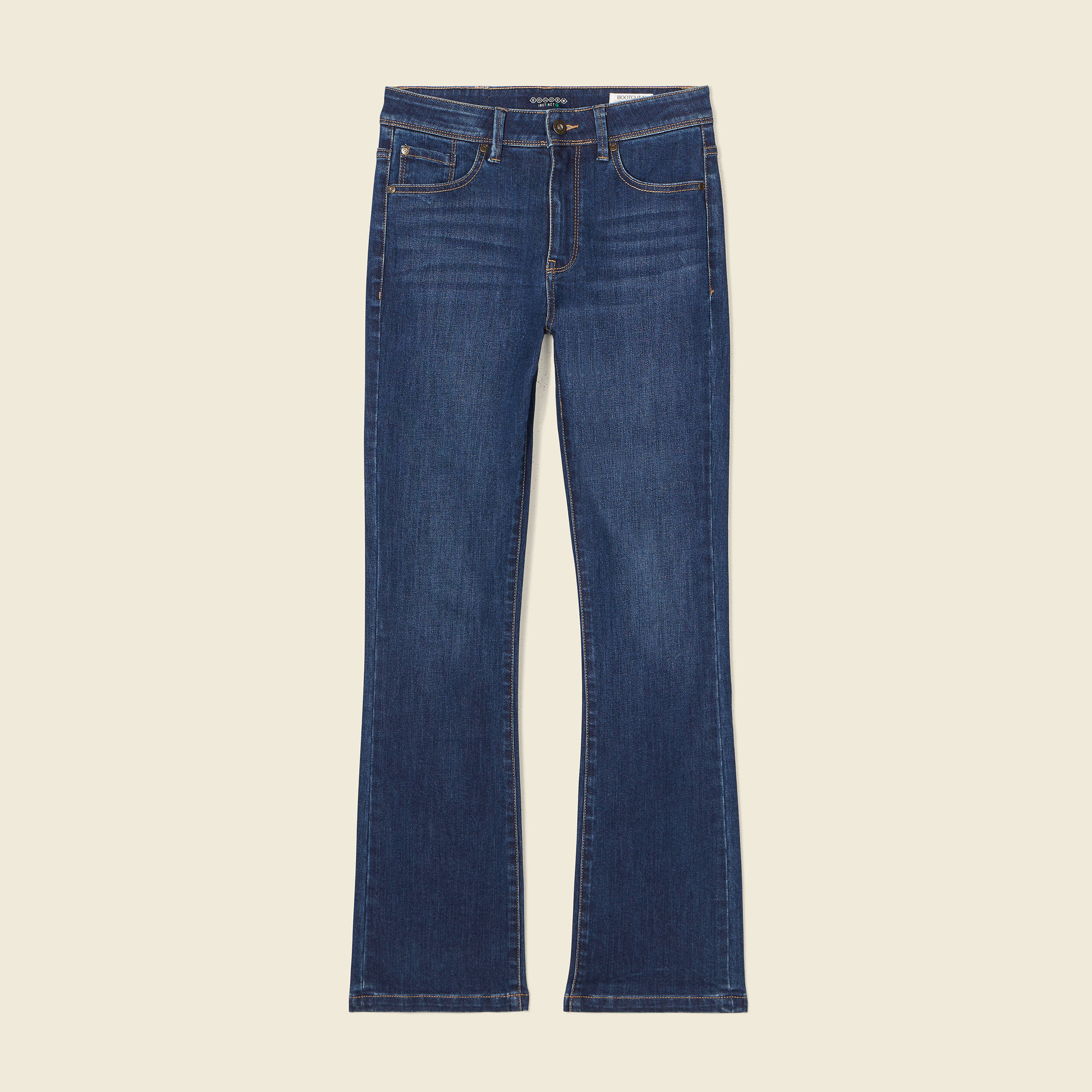 Jeans bootcut denim brut femme Bonobo