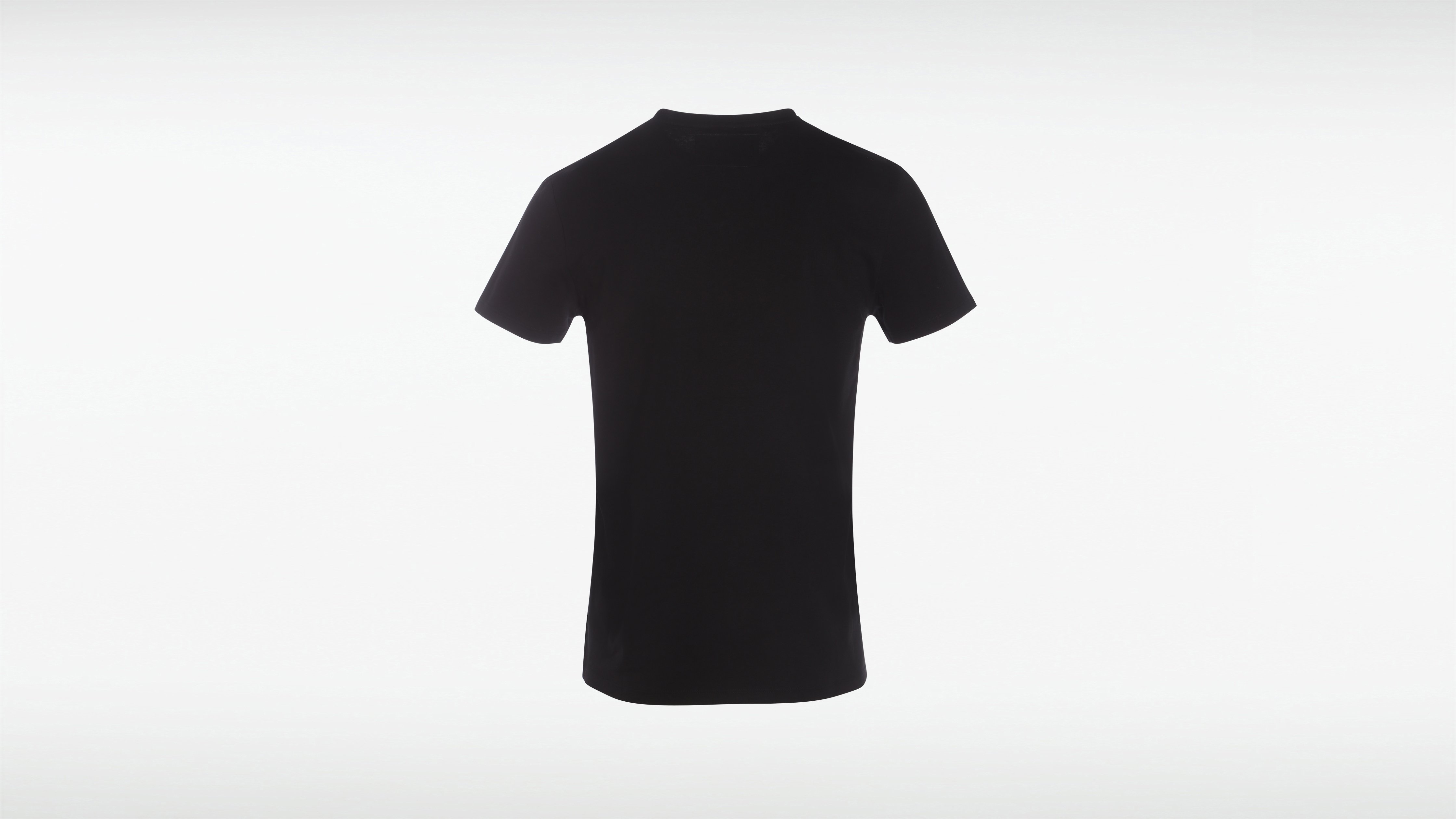 t shirt col v homme instinct noir homme T-shirt col V homme Instinct noir homme