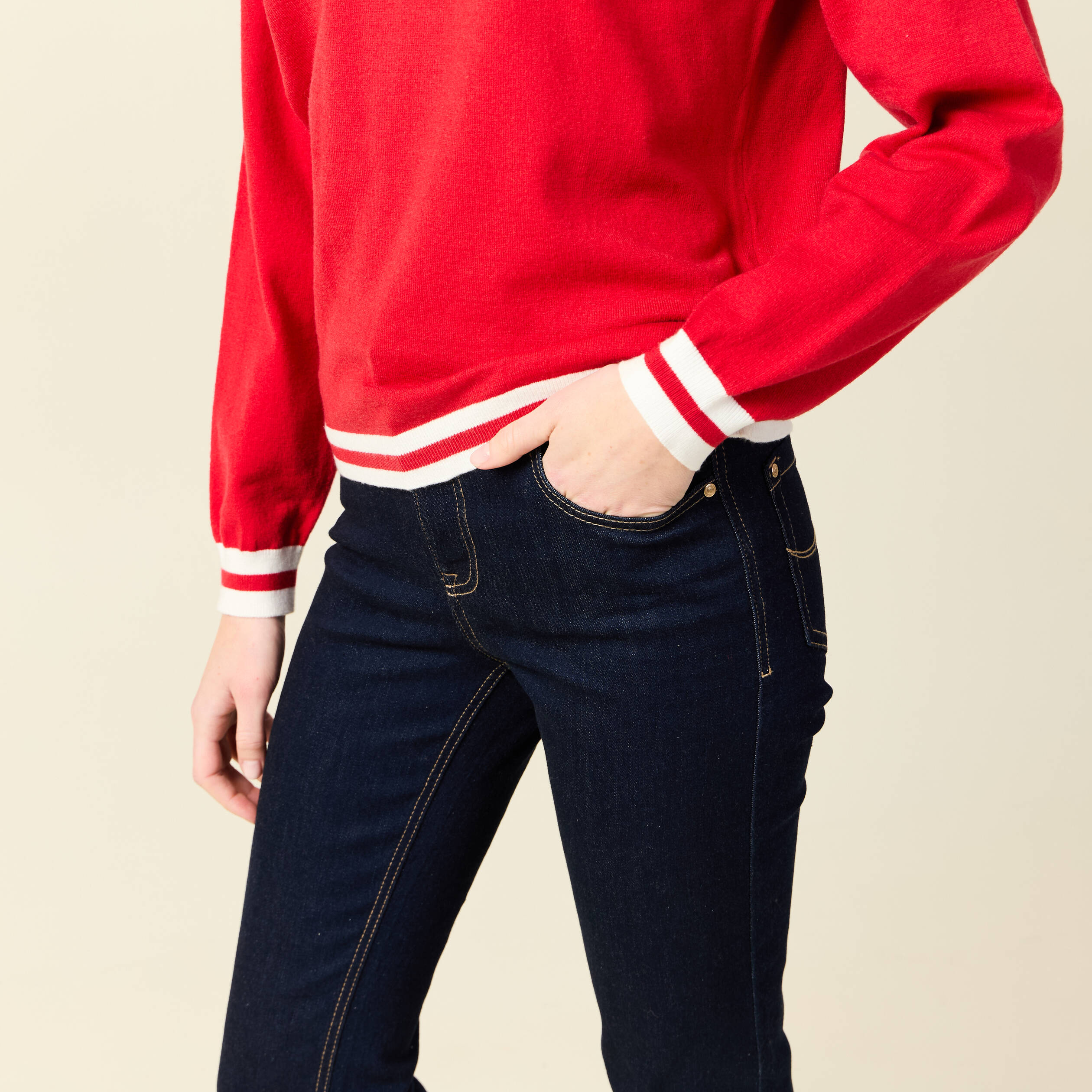 pull manches longues rouge femme Pull manches longues rouge femme