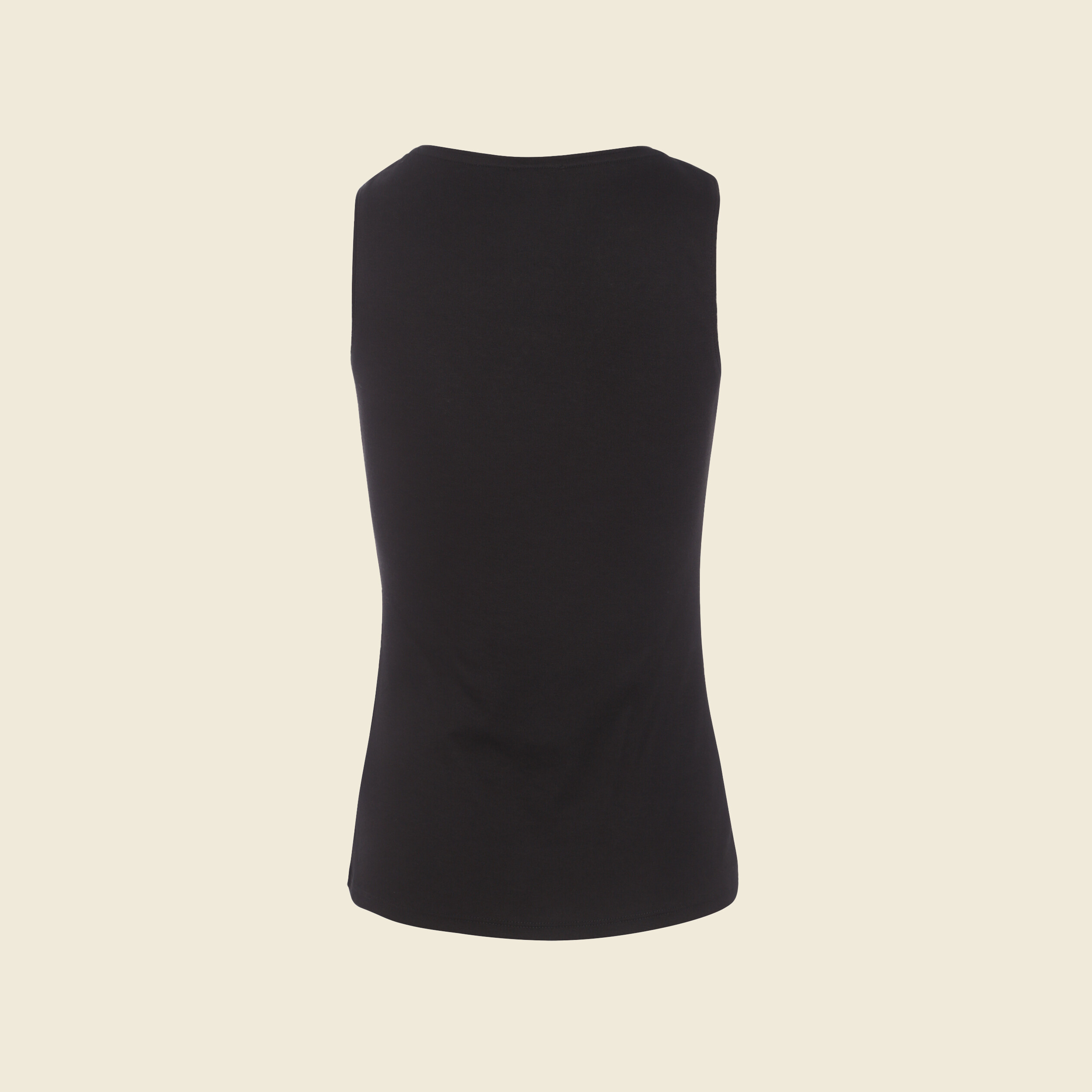 debardeur femme uni col arrondi instinct noir femme Débardeur femme uni col arrondi Instinct noir femme