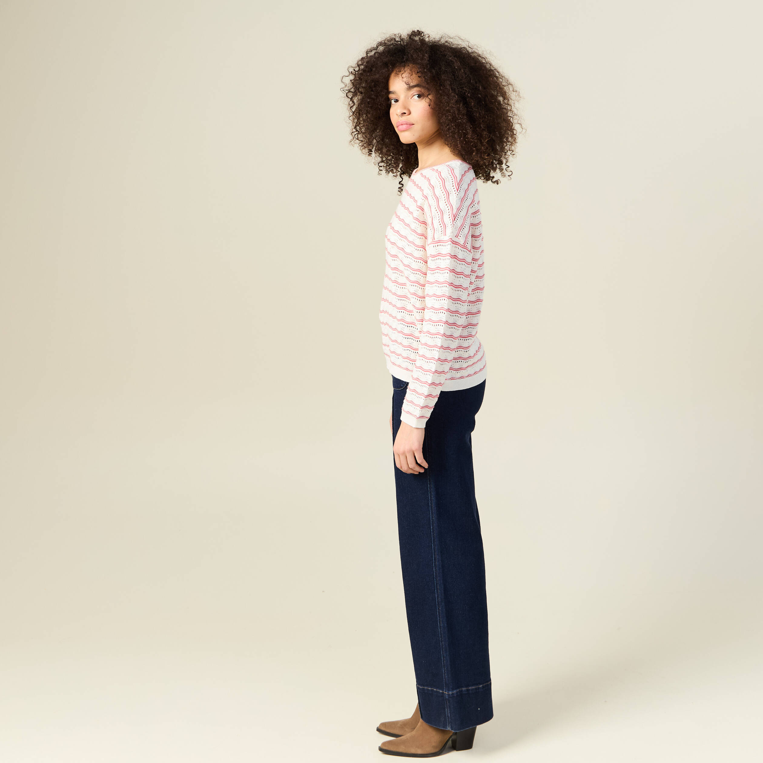 pull eco responsable rouge femme Pull éco-responsable rouge femme