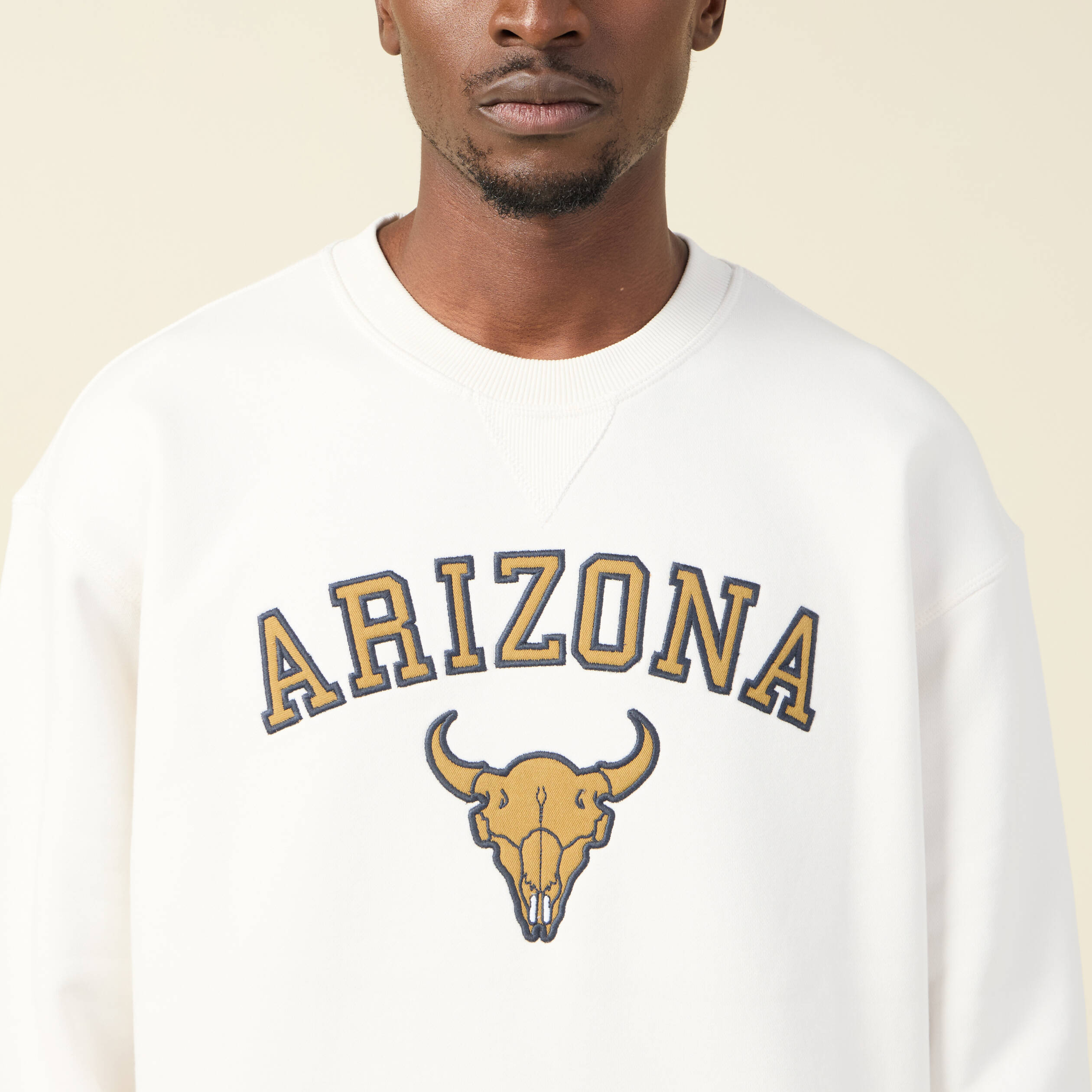 sweat eco responsable ecru homme Sweat éco-responsable ecru homme