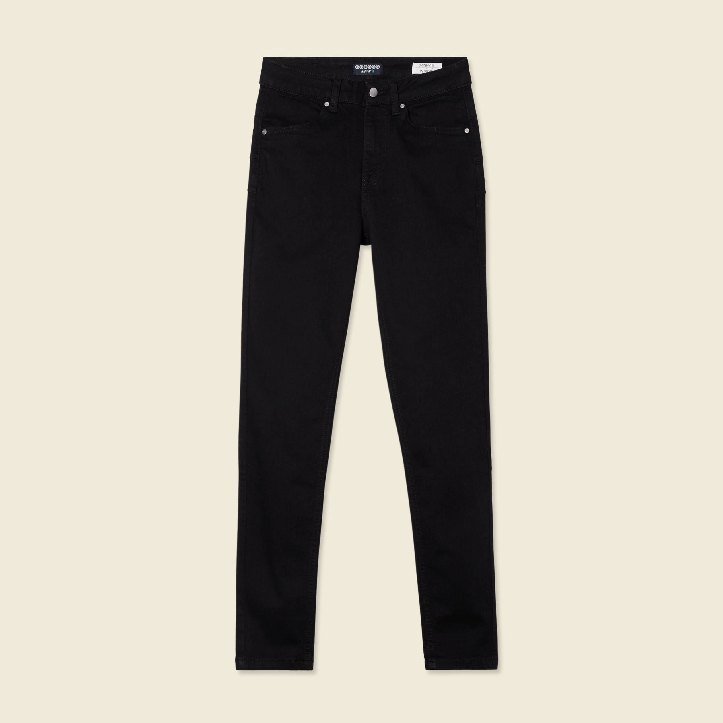 jeans skinny eco responsable denim noir femme Jeans skinny éco-responsable denim noir femme