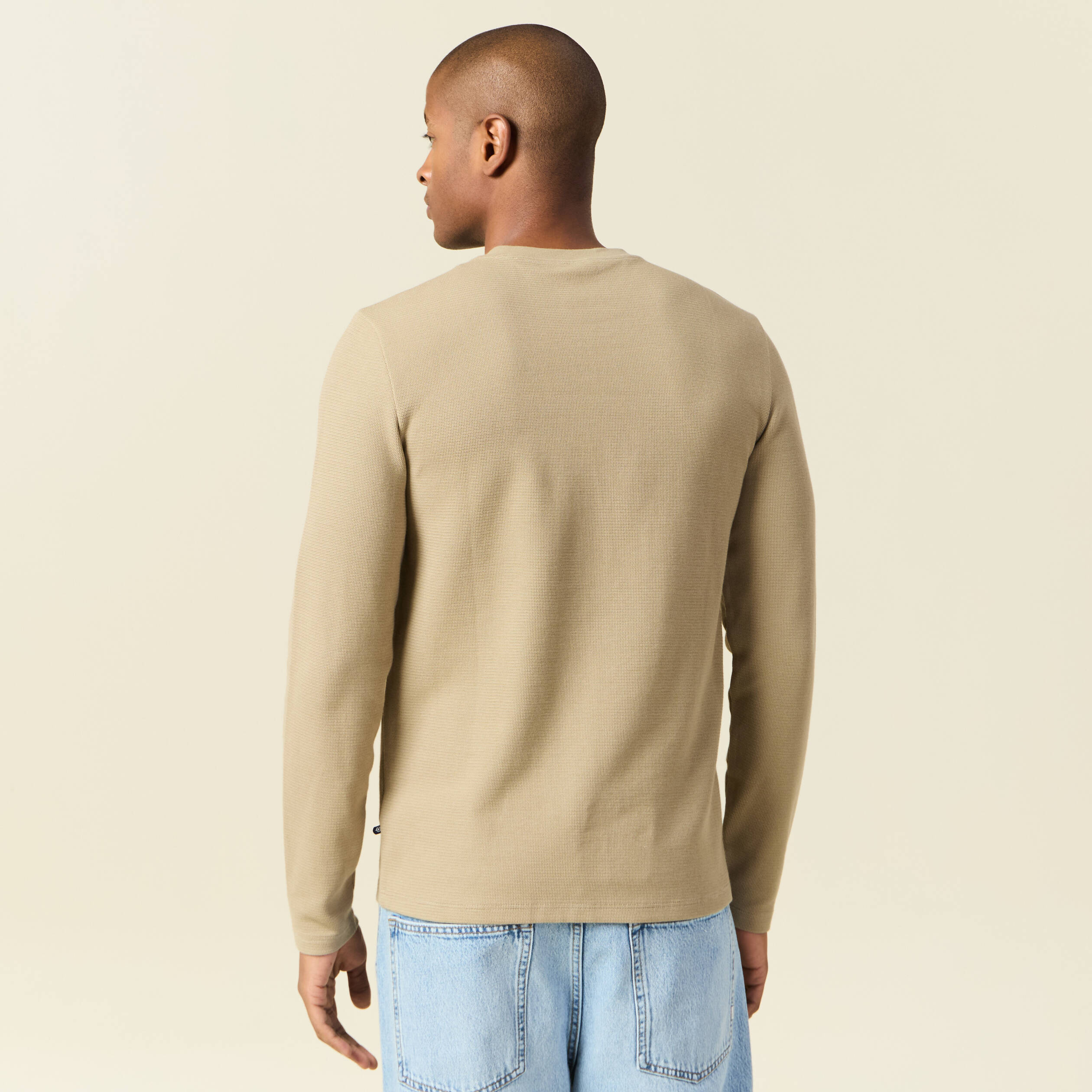 T-shirt manches longues gris homme