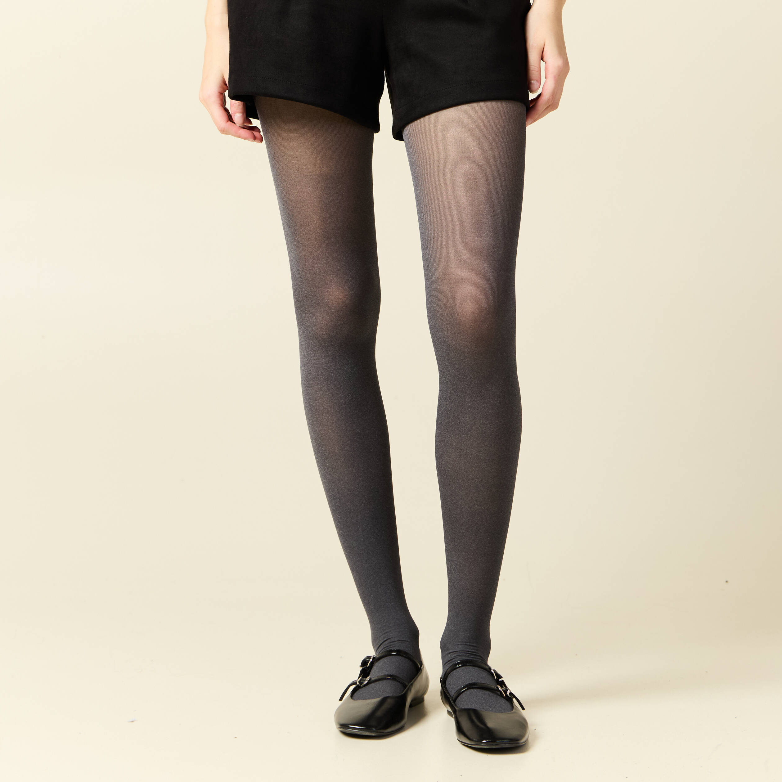 collant gris fonce femme Collant gris foncé femme