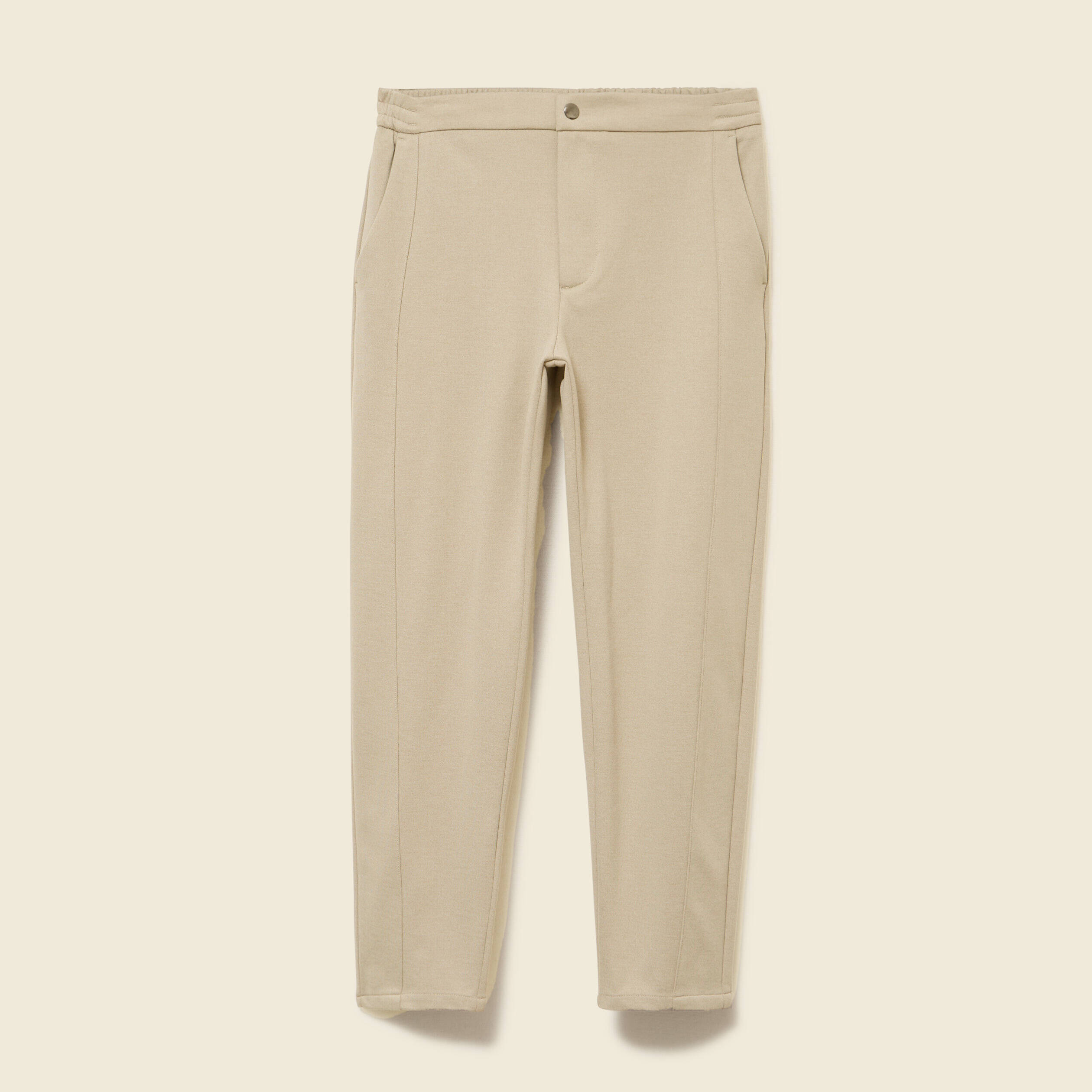 Pantalon droit longueur 32 gris clair homme