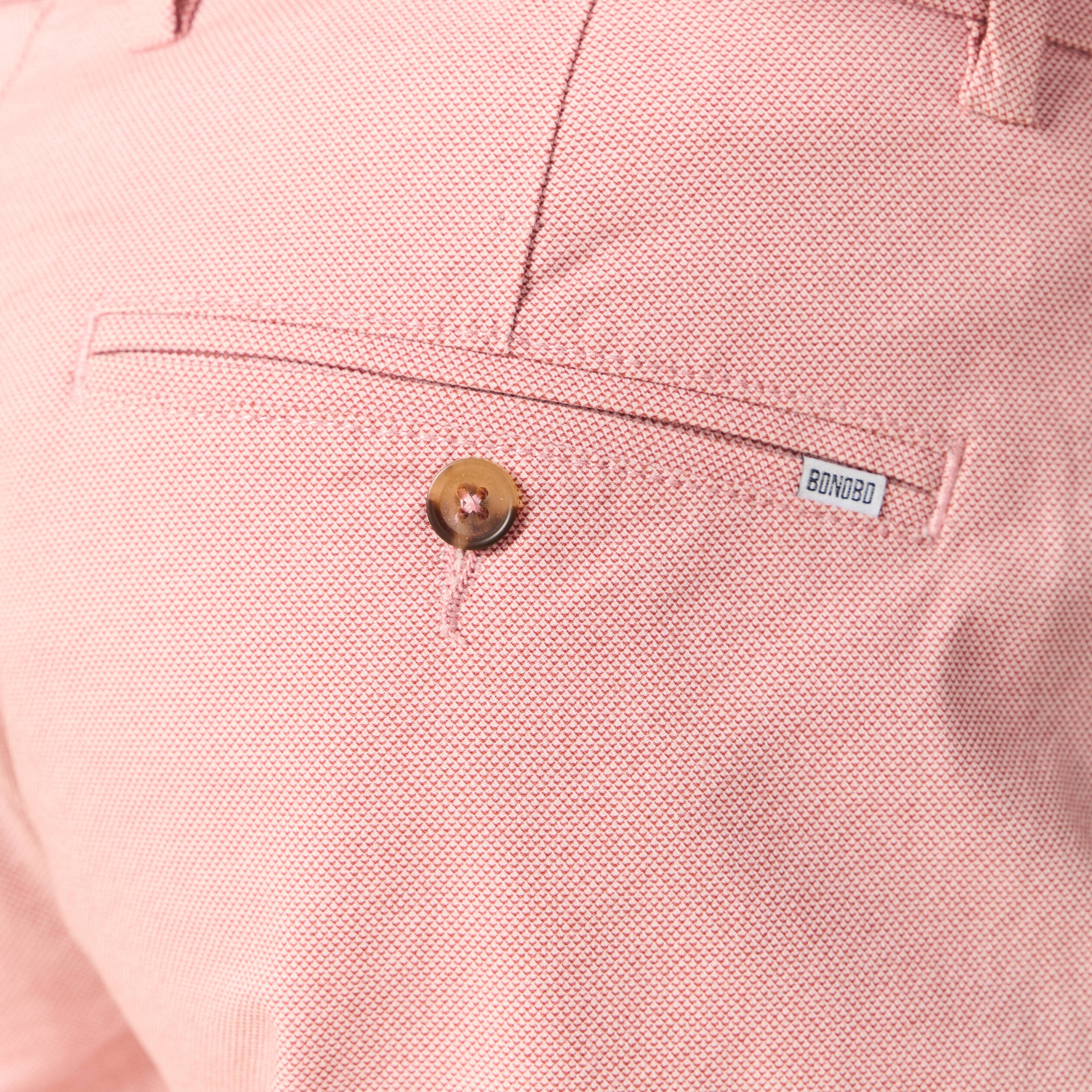 bermuda droit eco responsable rose clair homme Bermuda droit éco-responsable rose clair homme