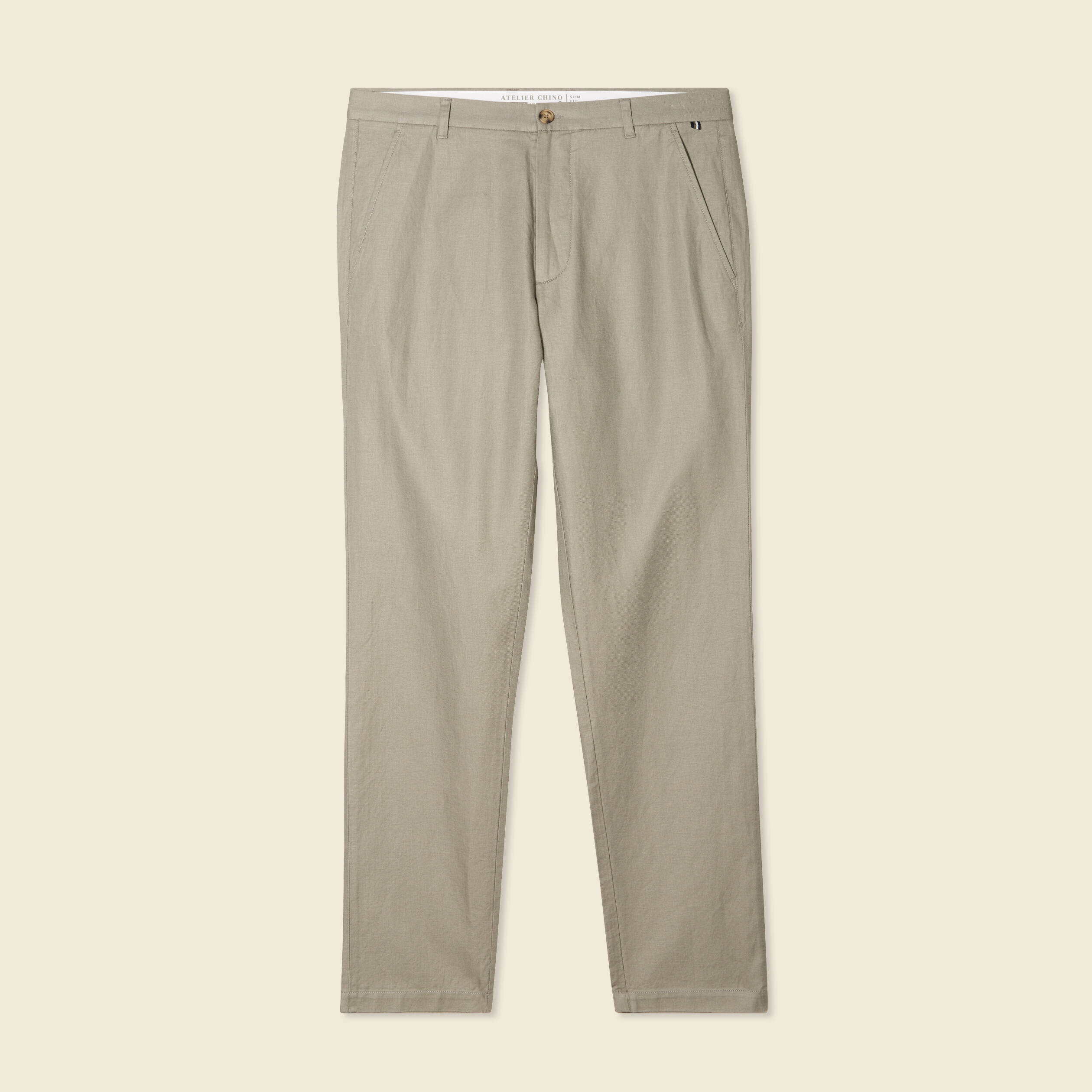 pantalon chino vert kaki homme Pantalon chino vert kaki homme