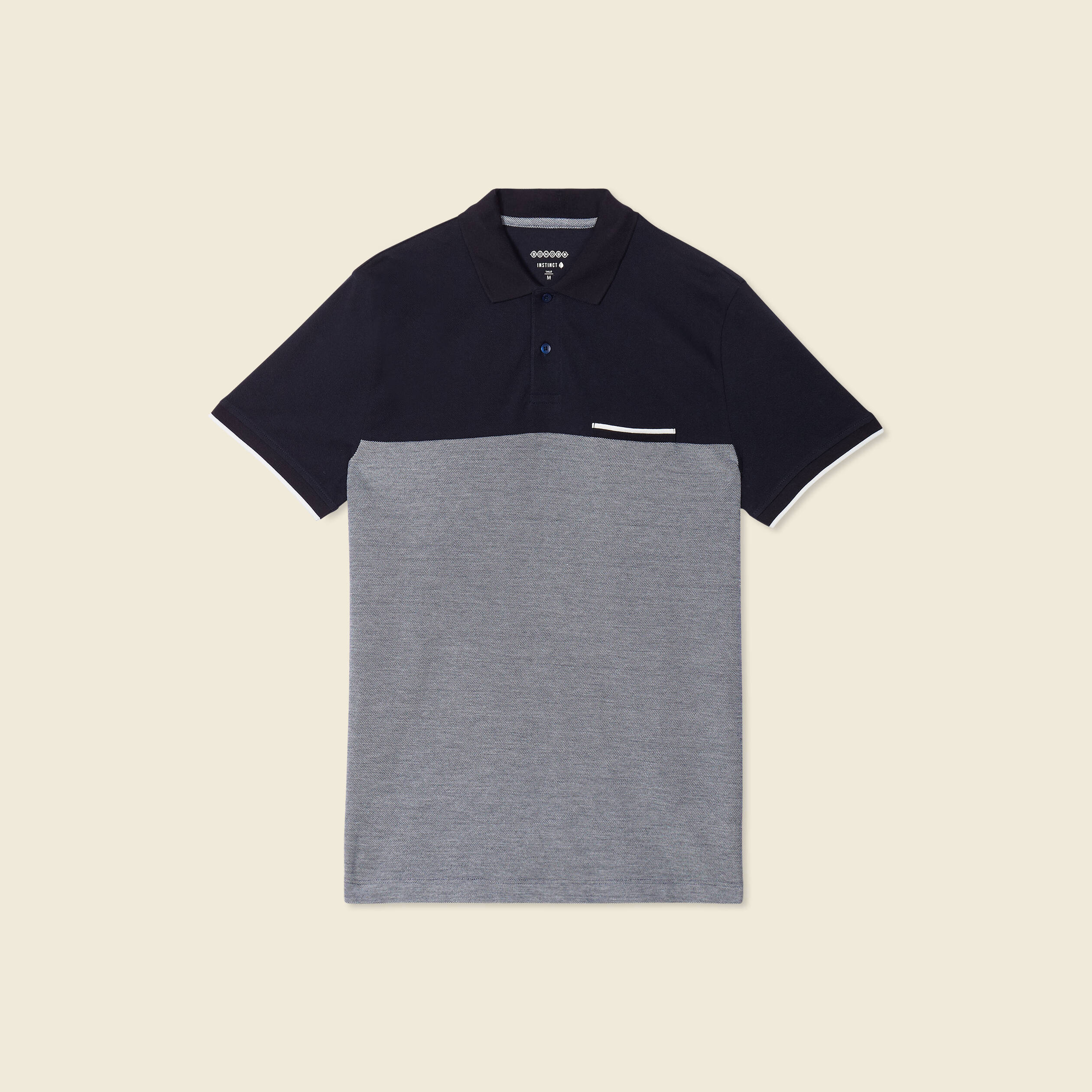 polo eco responsable bleu marine homme Polo éco-responsable bleu marine homme