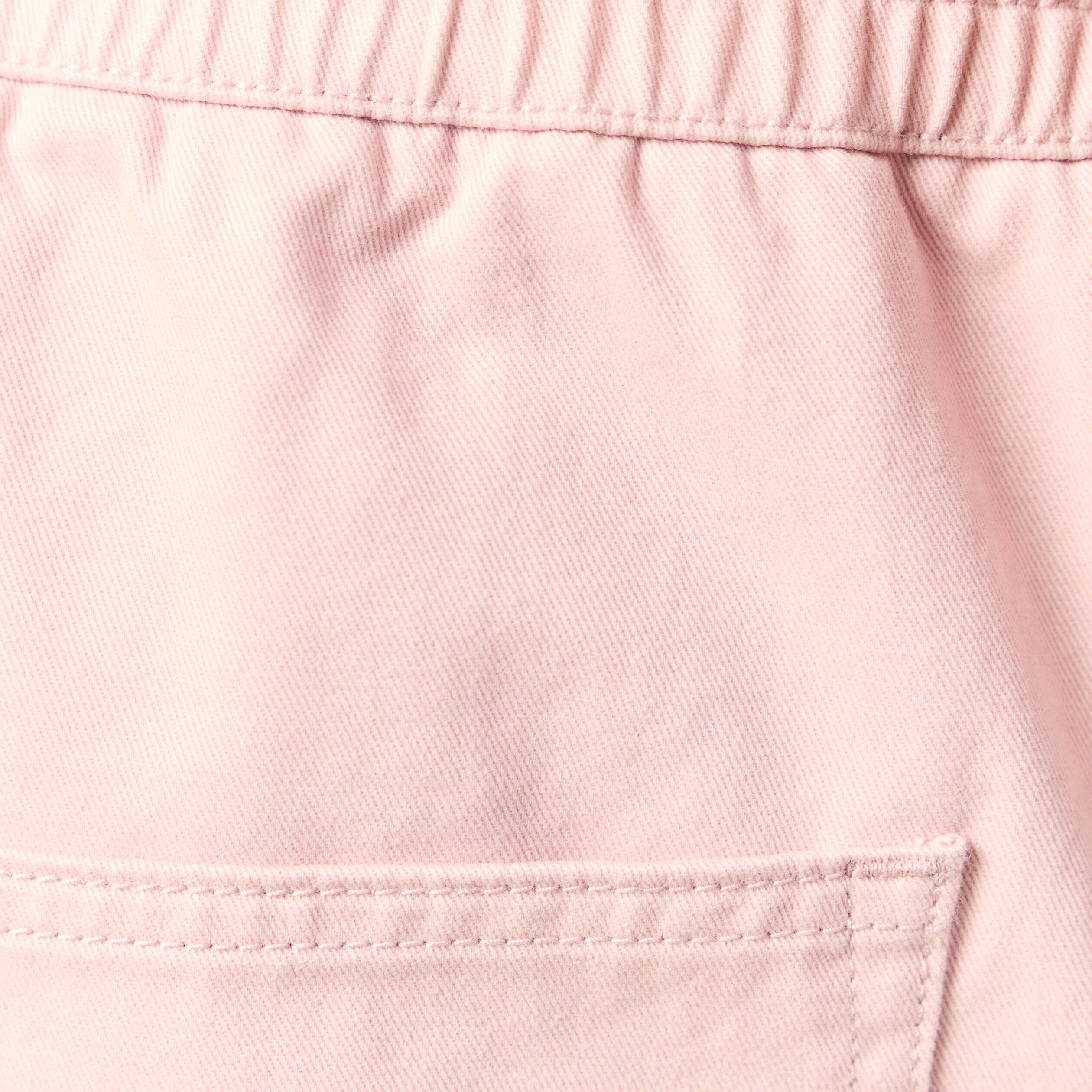 Bermuda droit rose pastel homme