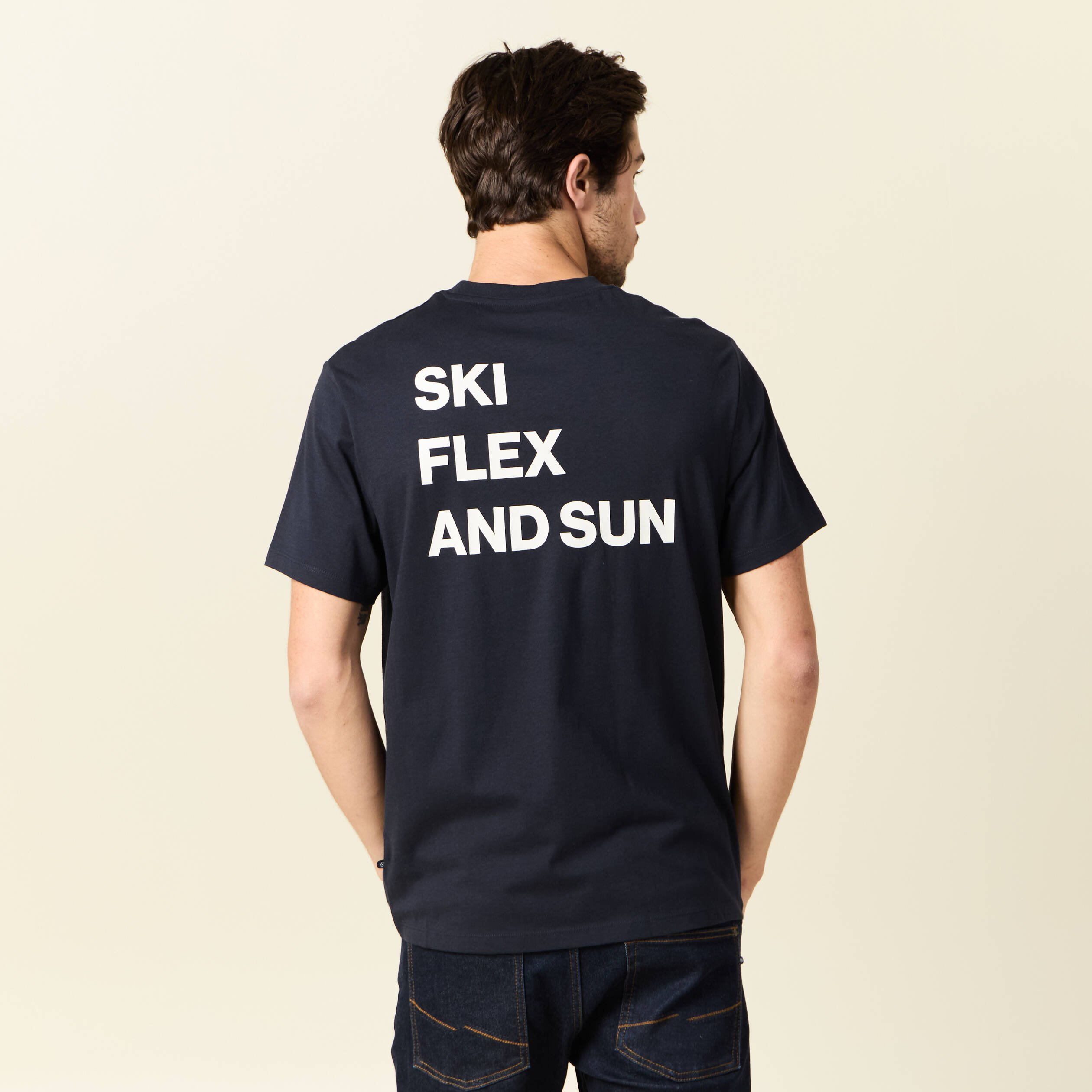 t shirt manches courtes bleu marine homme T-shirt manches courtes bleu marine homme