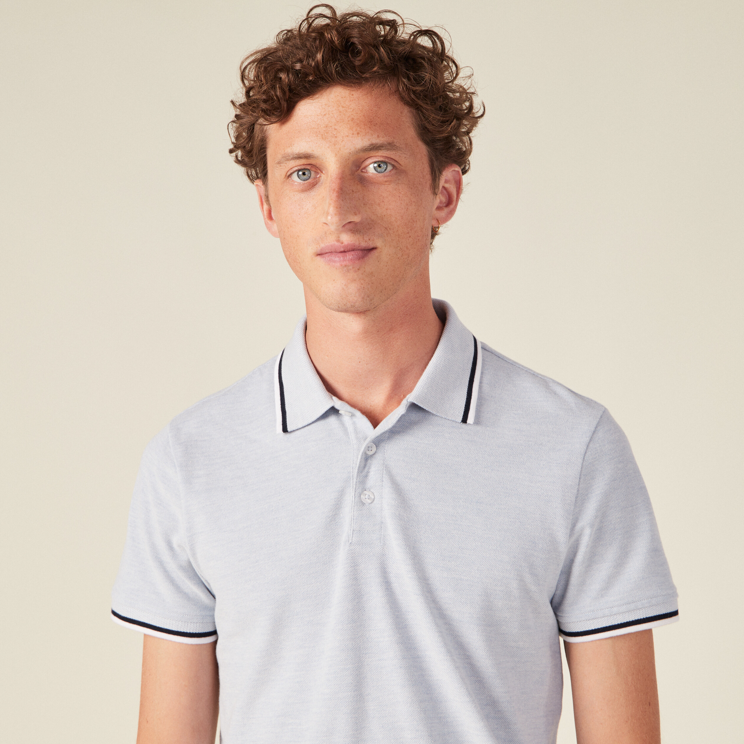 polo manches courtes bleu clair homme Polo manches courtes bleu clair homme