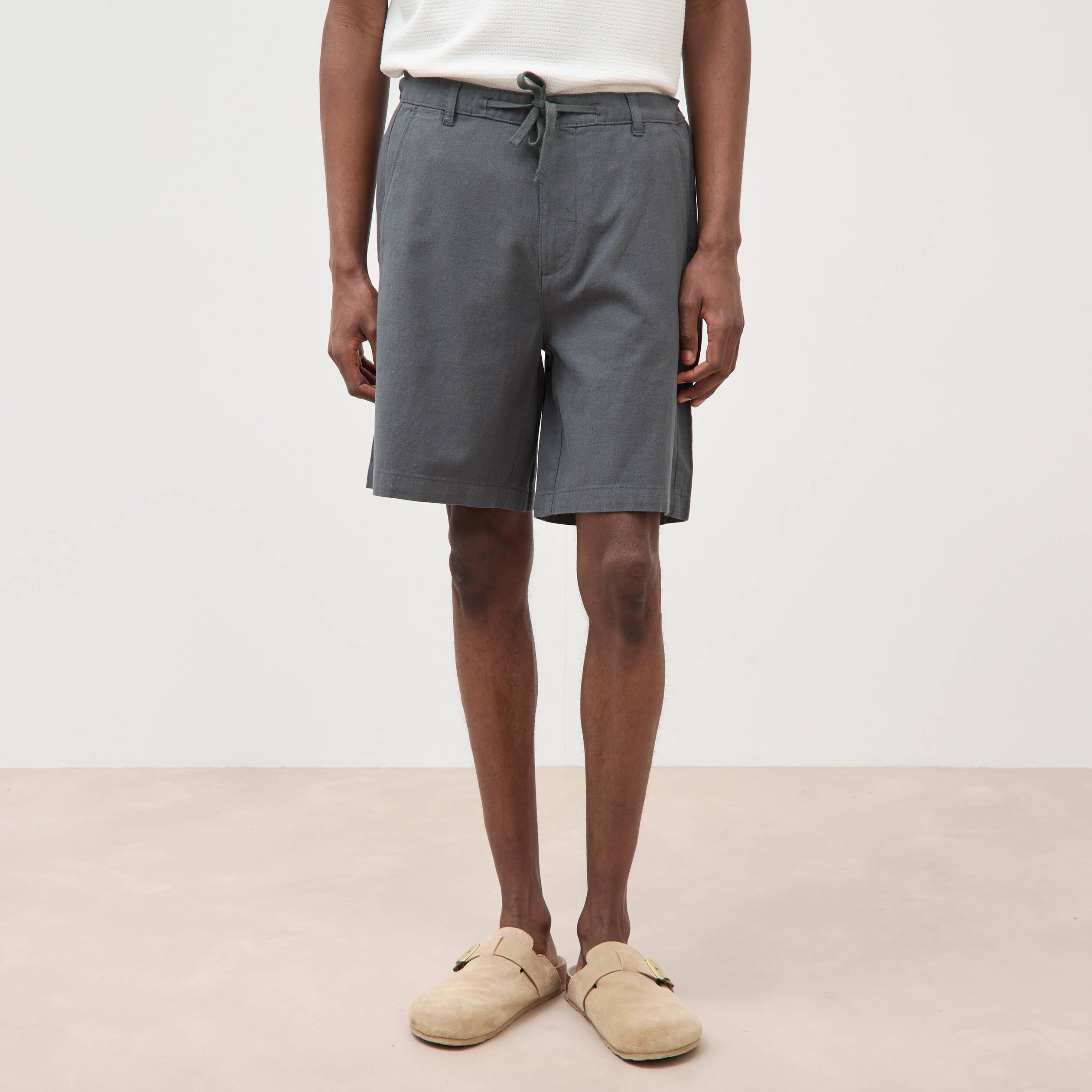 Bermuda vert kaki homme