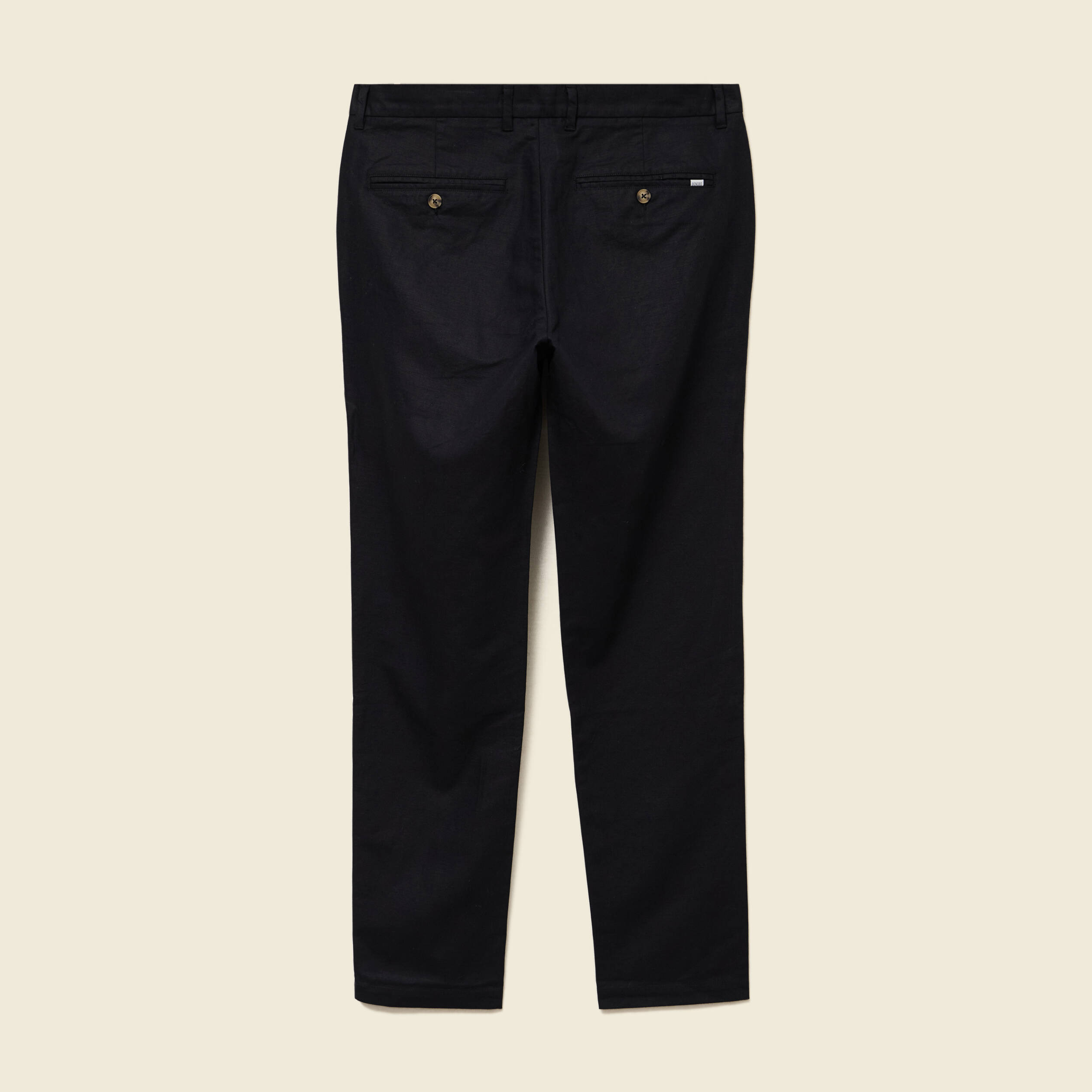 Pantalon chino noir homme