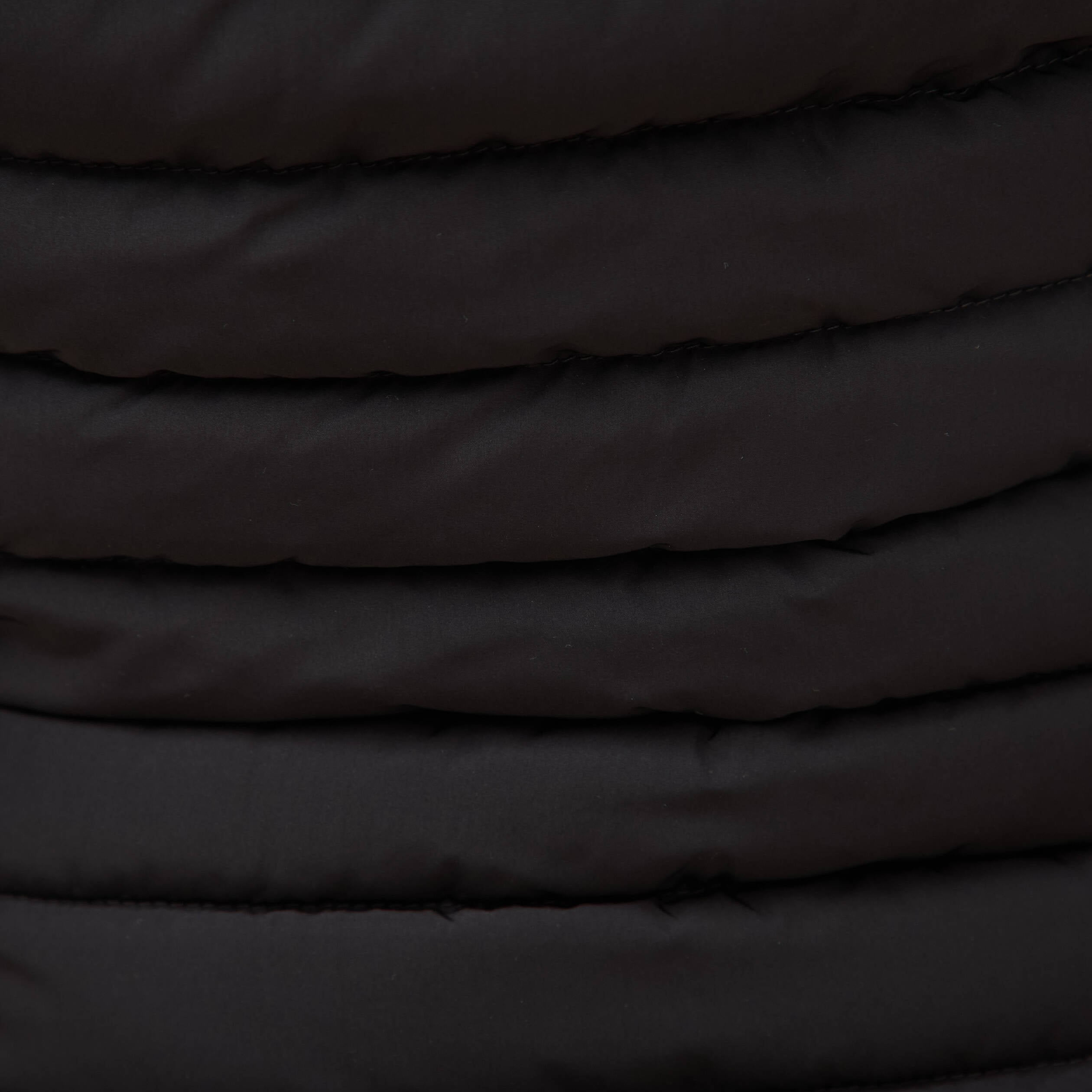 Doudoune ajust&eacute;e mi-longue &agrave; capuche noir femme