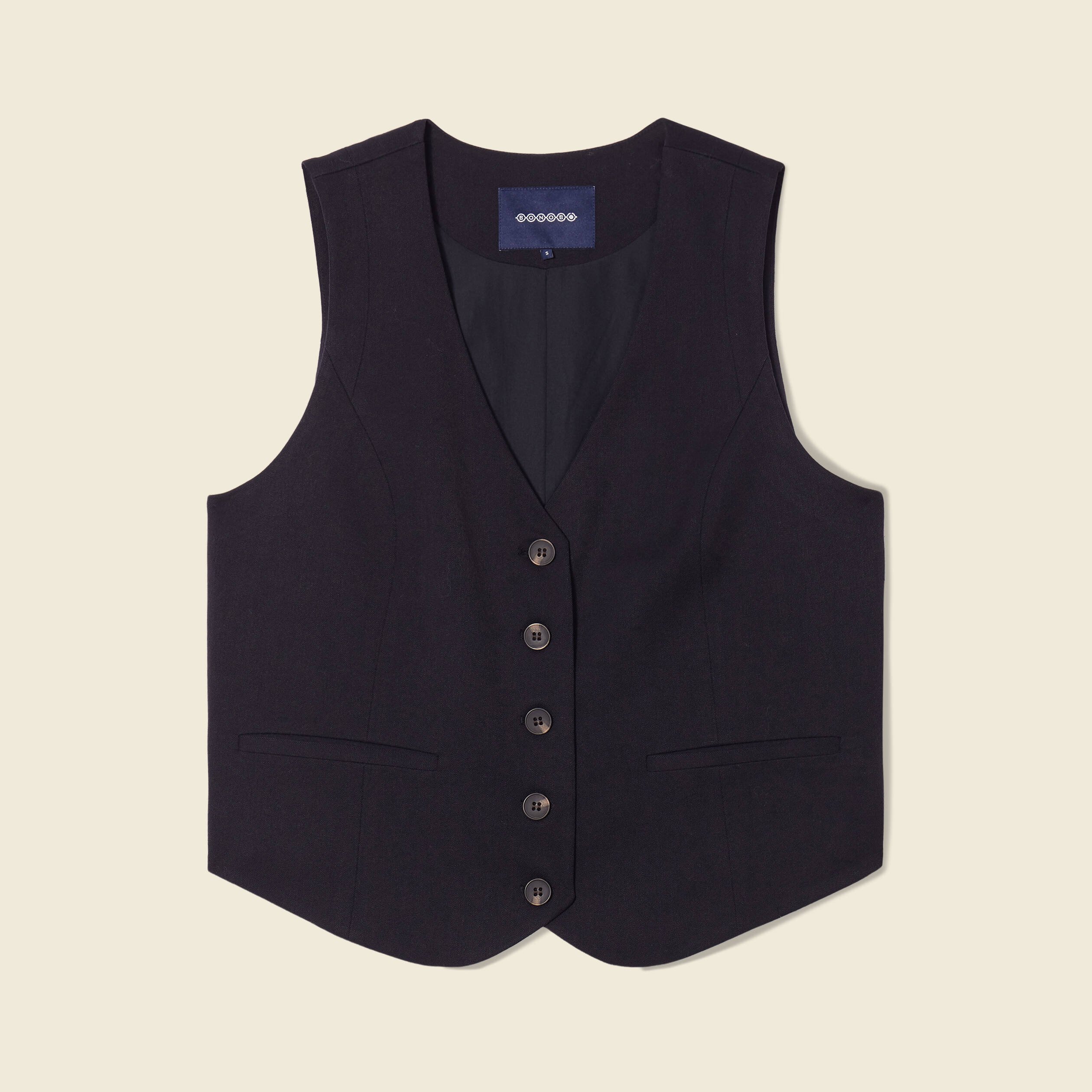 veston boutonne noir femme Veston boutonné noir femme
