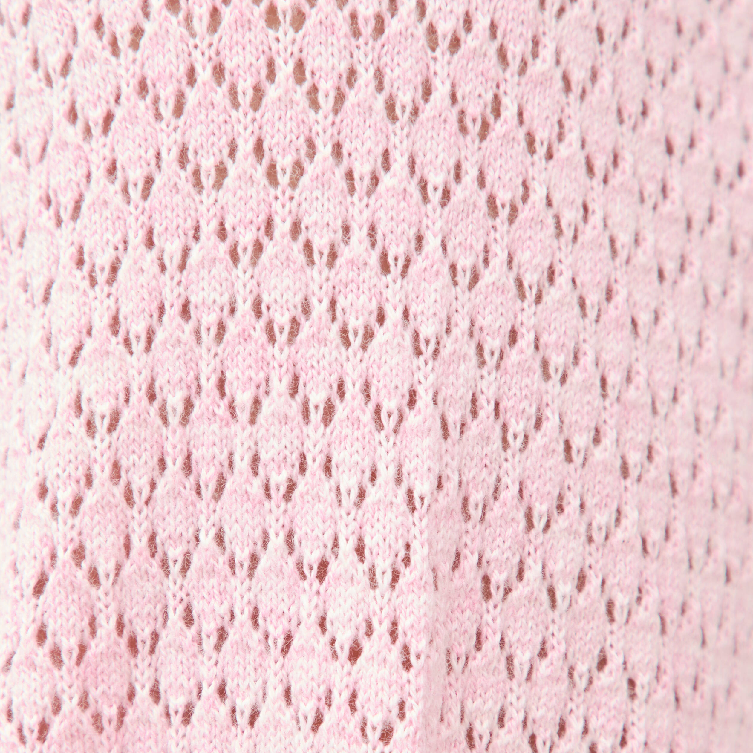 Pull manches longues rose pastel femme