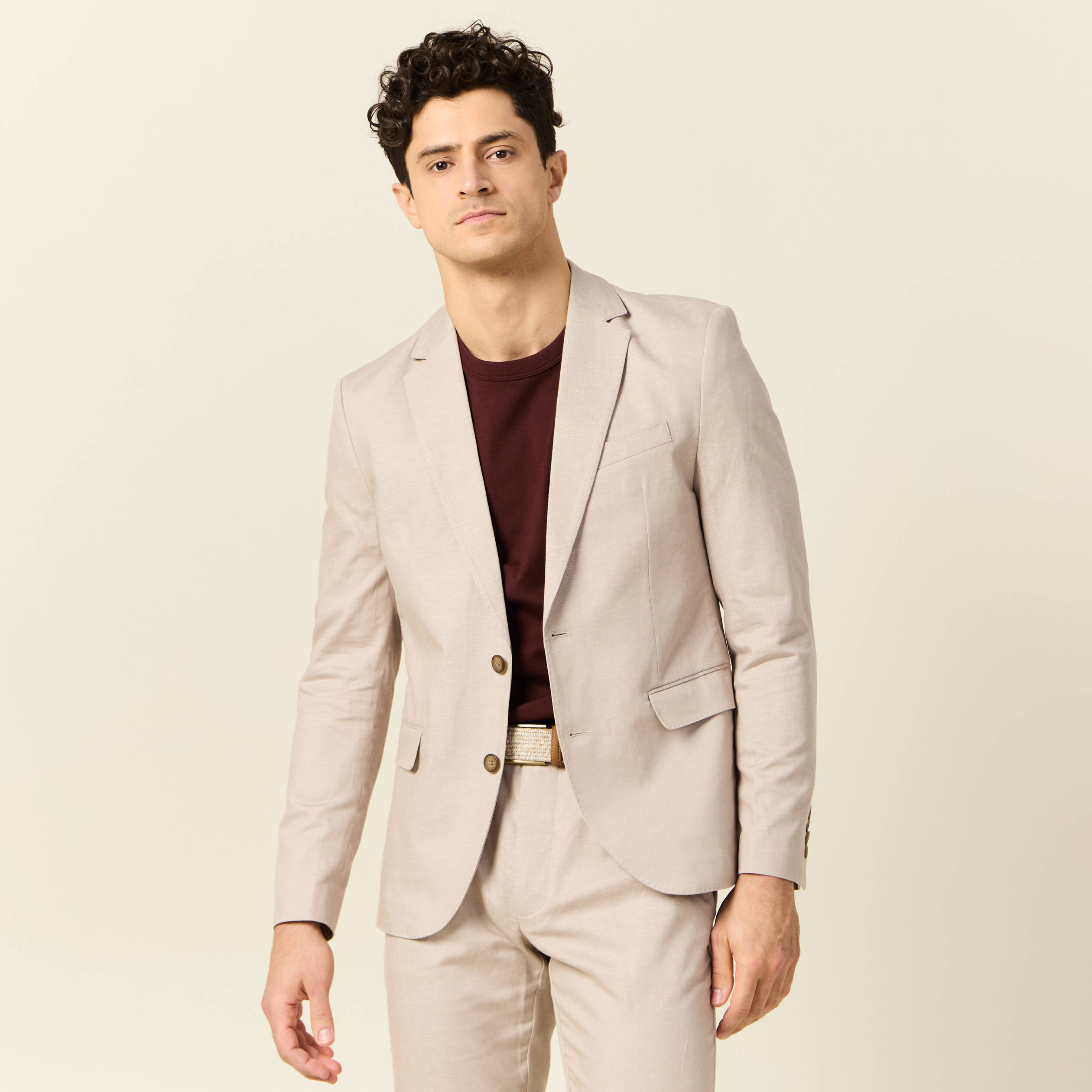 veste blazer cintre gris homme Veste blazer cintré gris homme