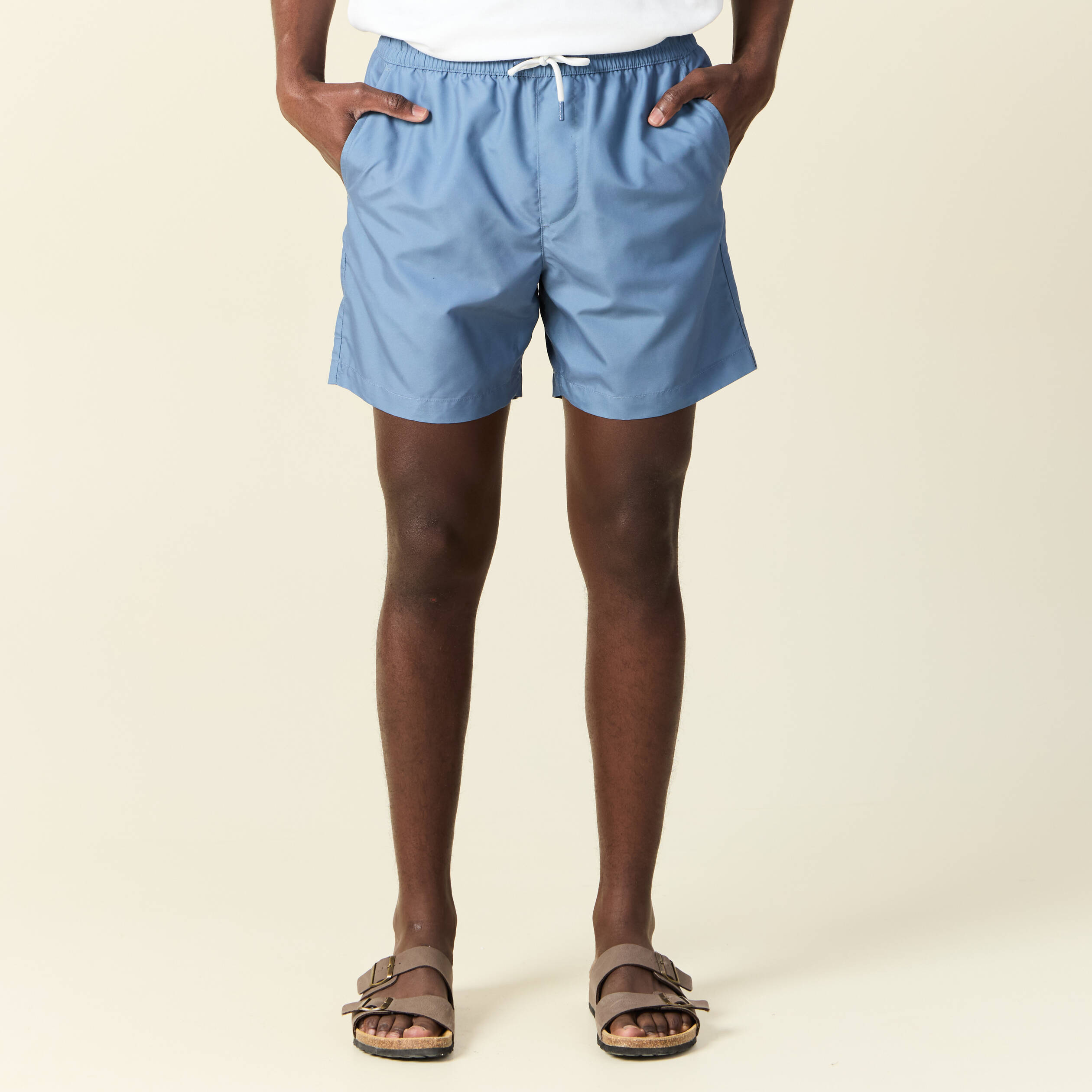 short de bain bleu fonce homme Short de bain bleu foncé homme
