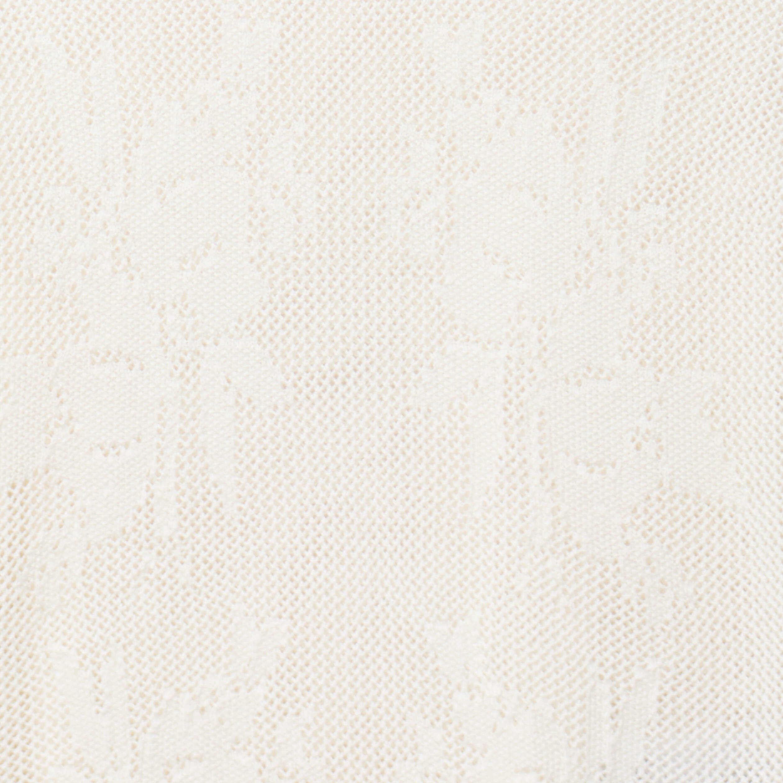 Pull ajour&eacute; col rond manches longues ecru femme