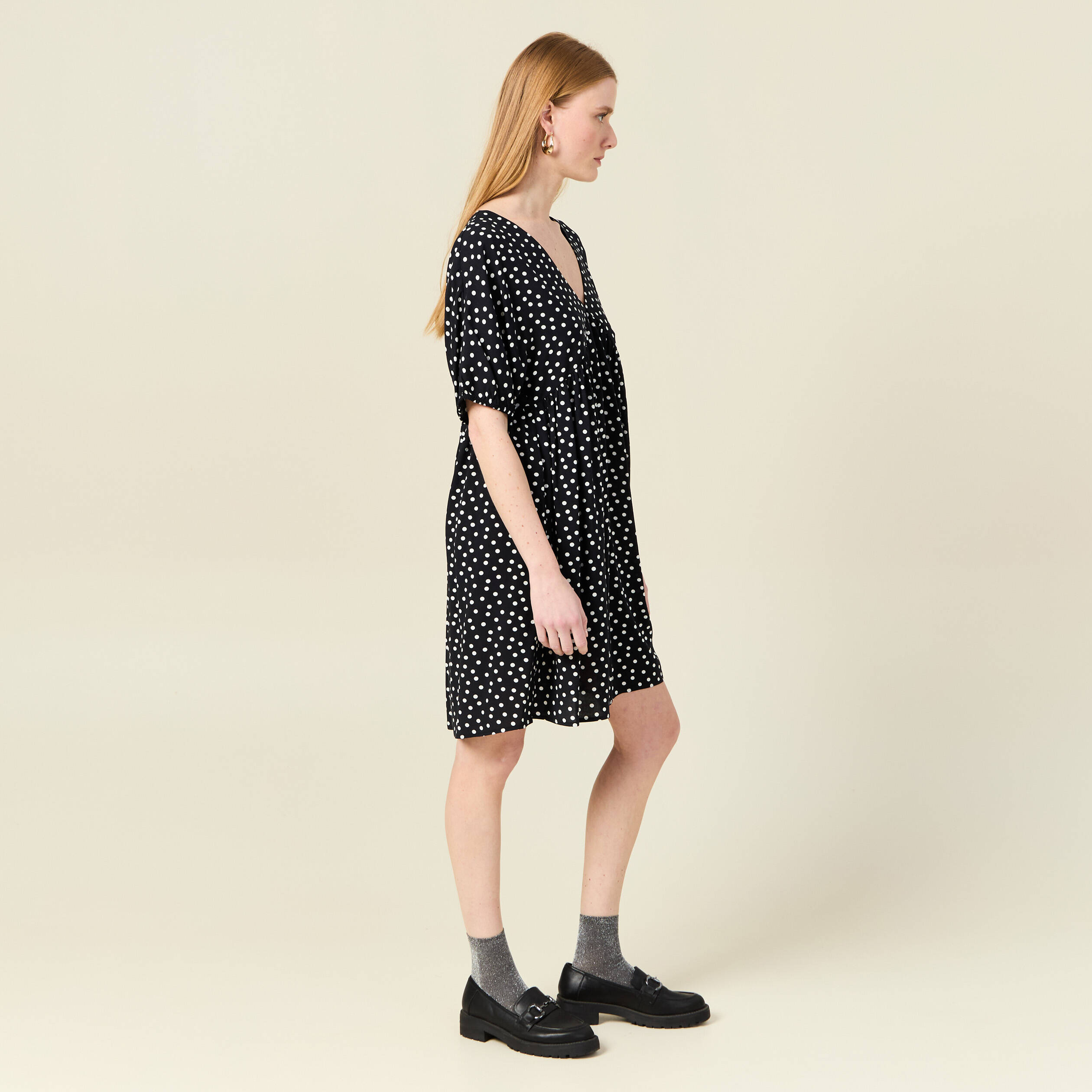 Robe évasée fluide sale