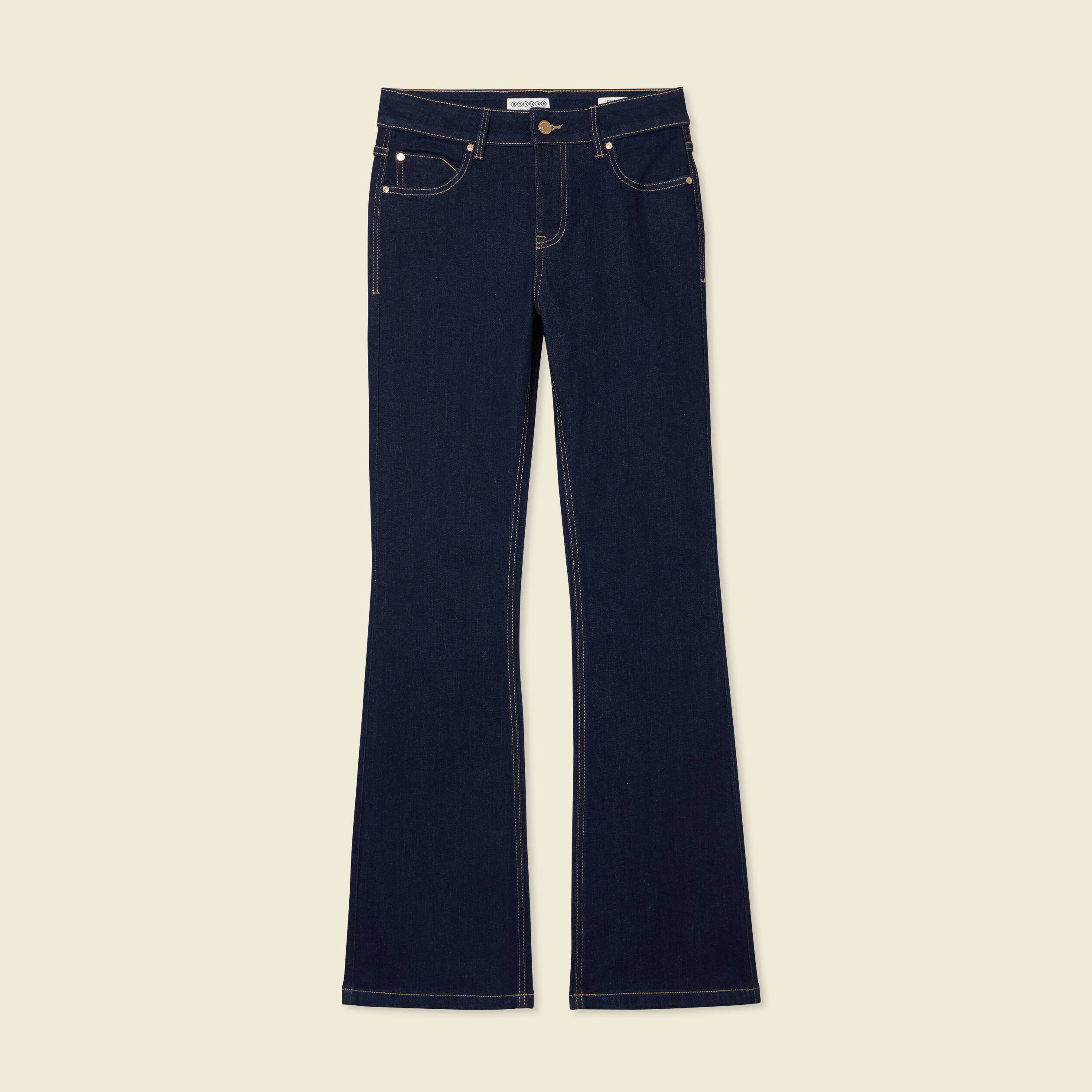 jeans bootcut denim brut rinse femme Jeans bootcut denim brut rinse femme