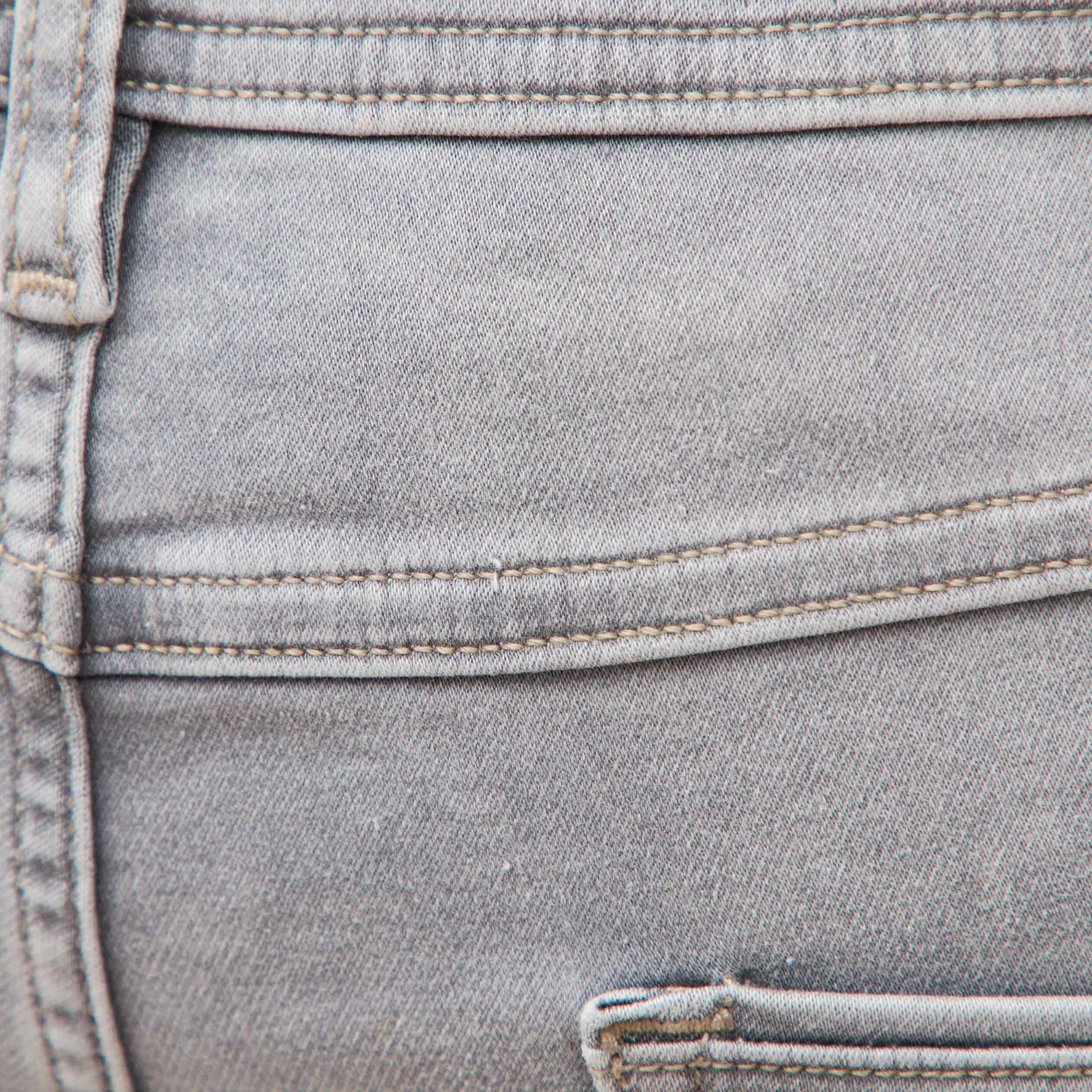 Jeans slim longueur 32 denim gris homme