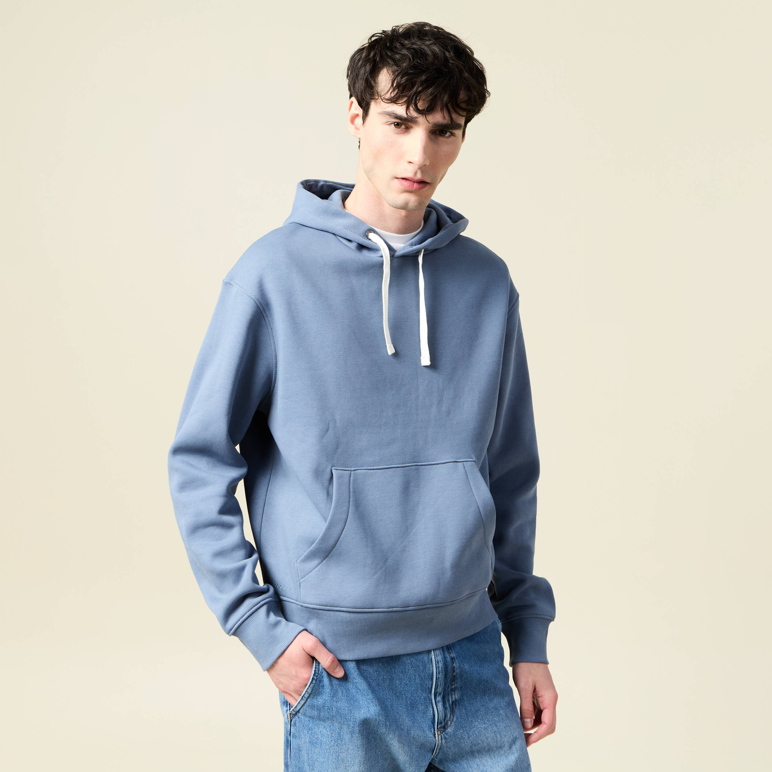 sweat a capuche bleu fonce homme Sweat à capuche bleu foncé homme