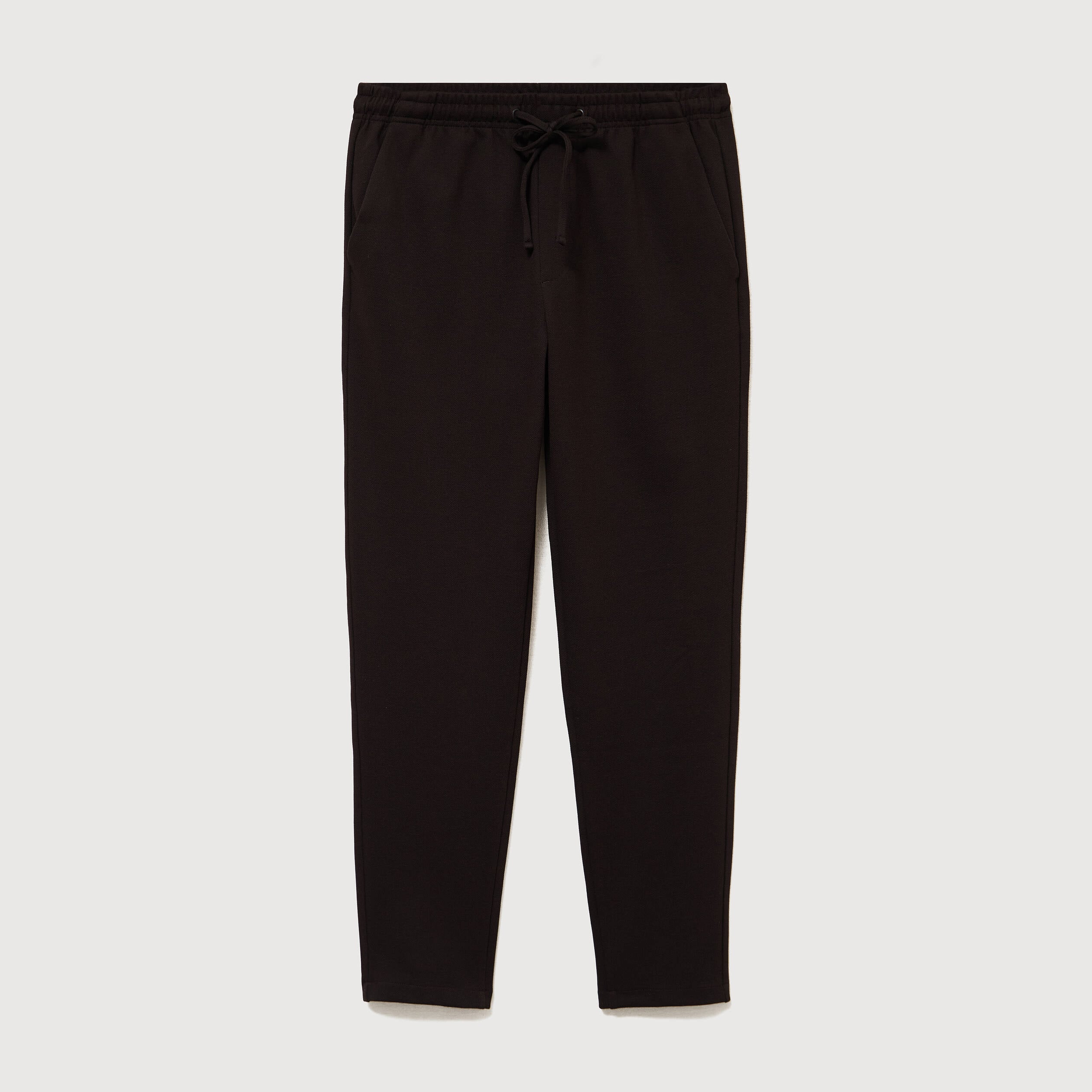 Pantalon chino jogger marron homme