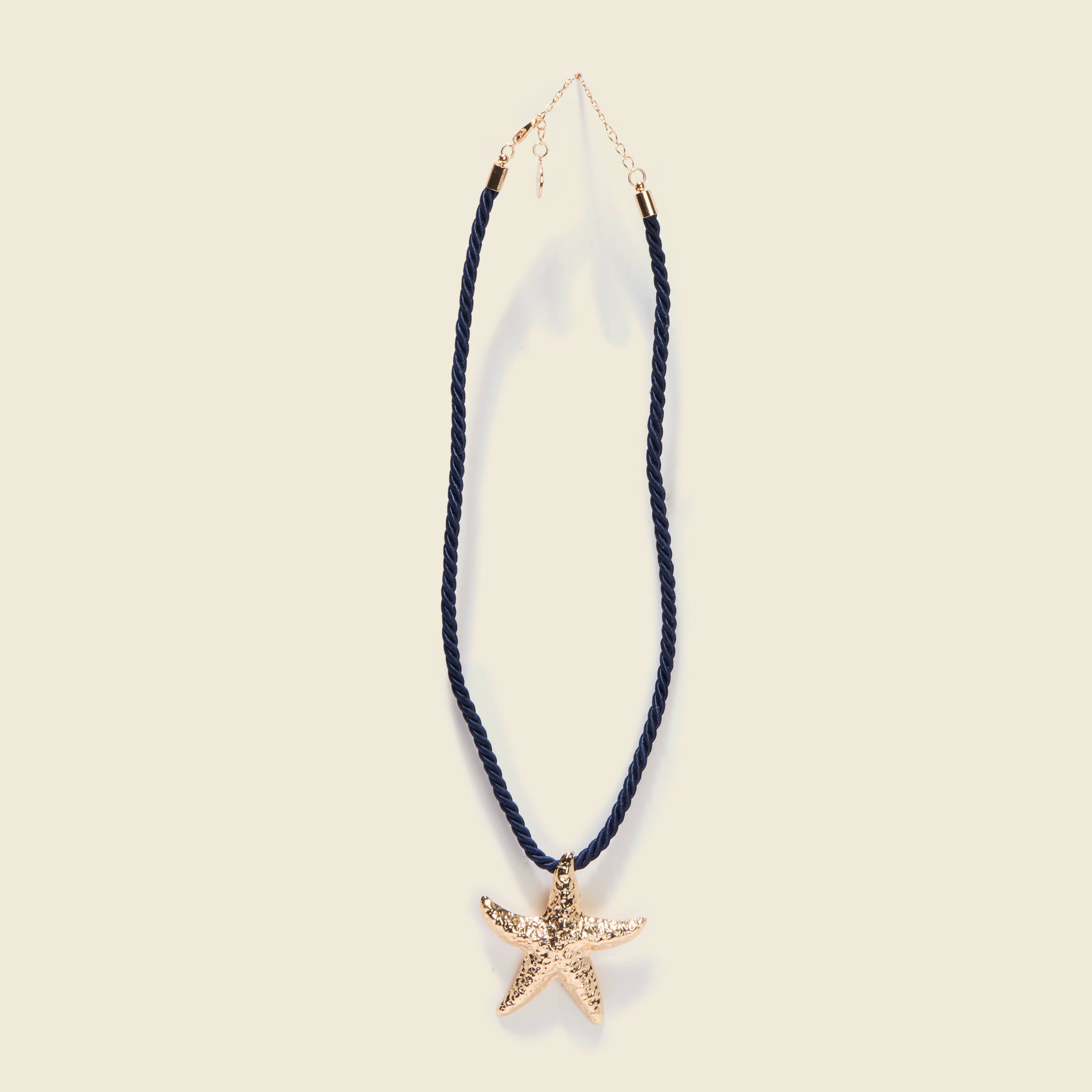 Collier bleu marine femme