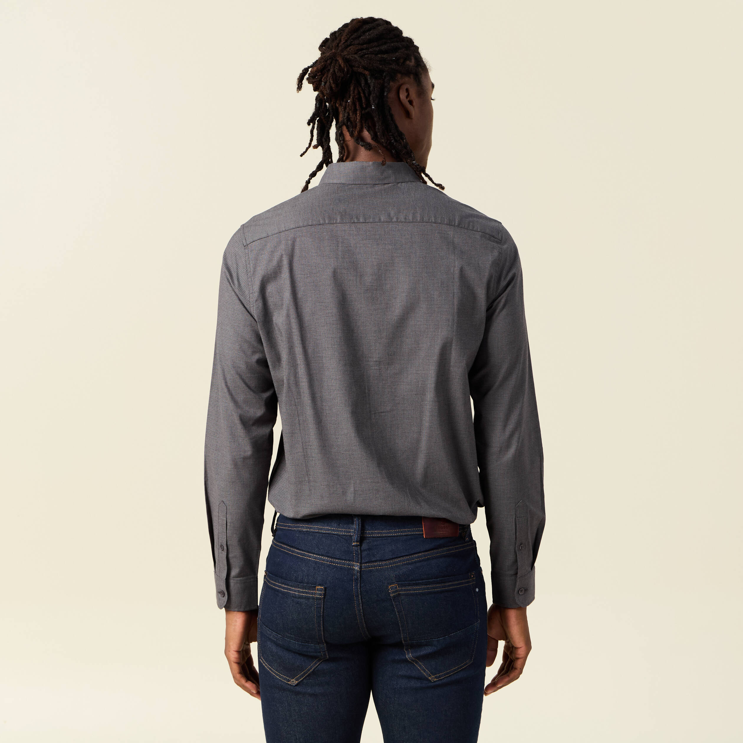 chemise eco responsable gris homme Chemise éco-responsable gris homme