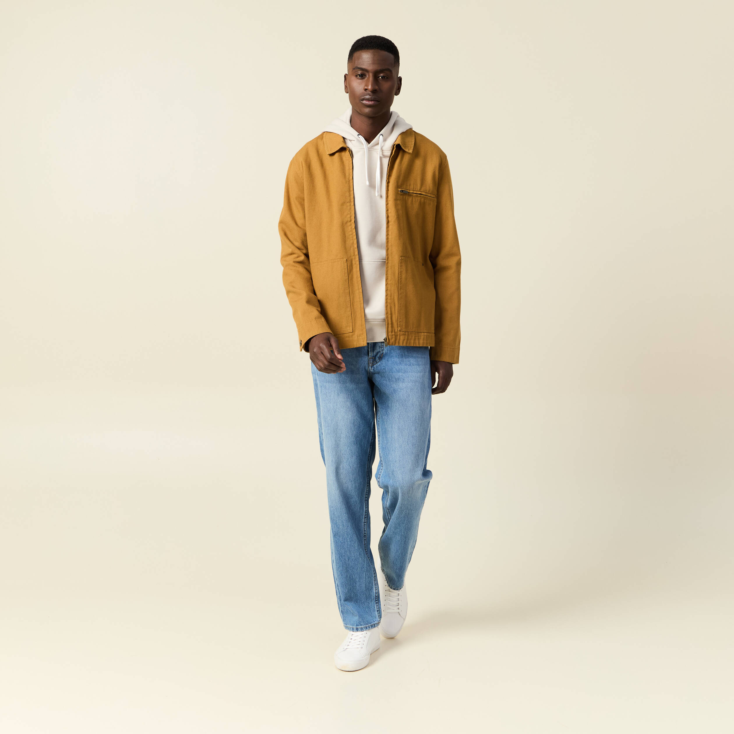 jeans relax 5 poches denim used homme Jeans relax 5 poches denim used homme