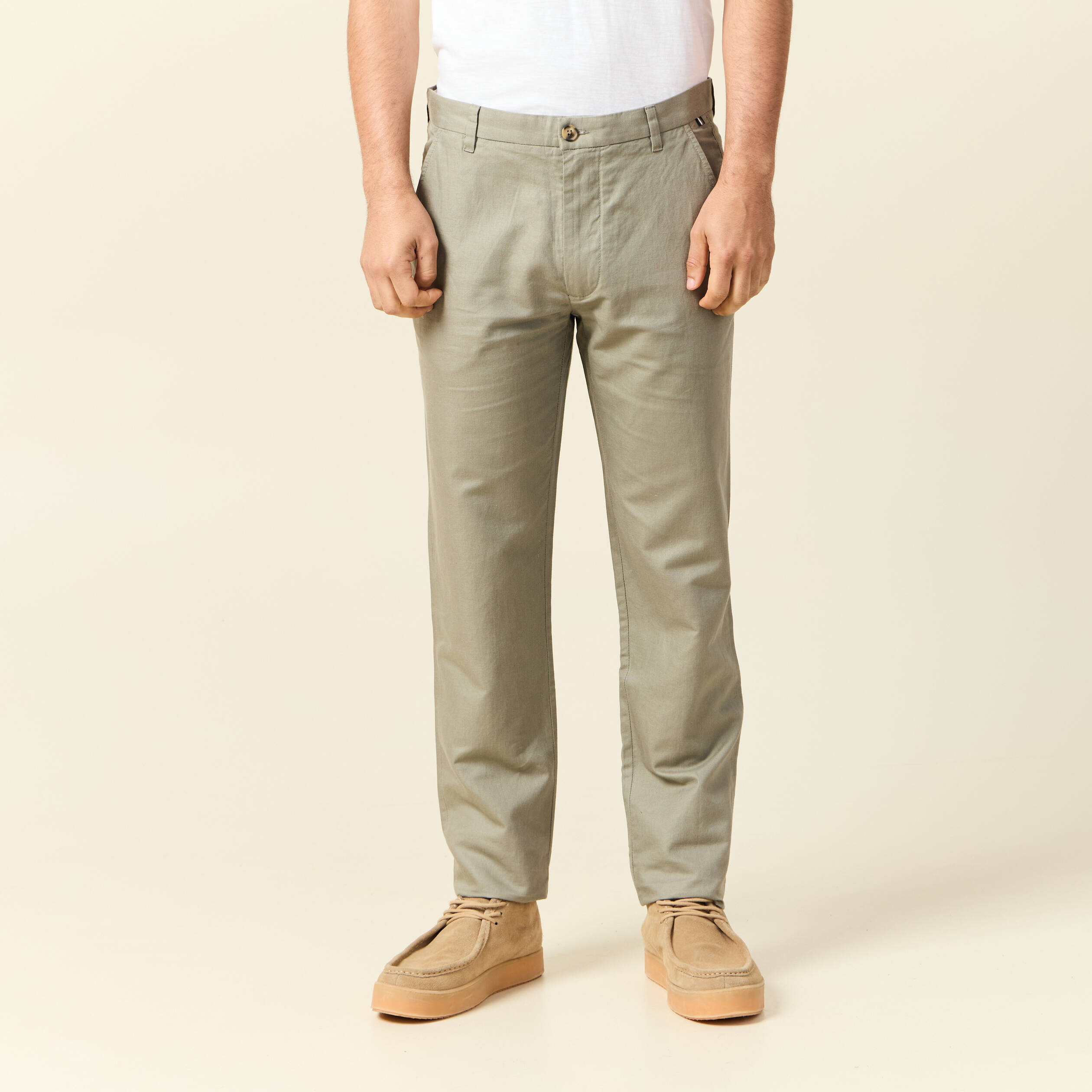 pantalon chino vert kaki homme Pantalon chino vert kaki homme