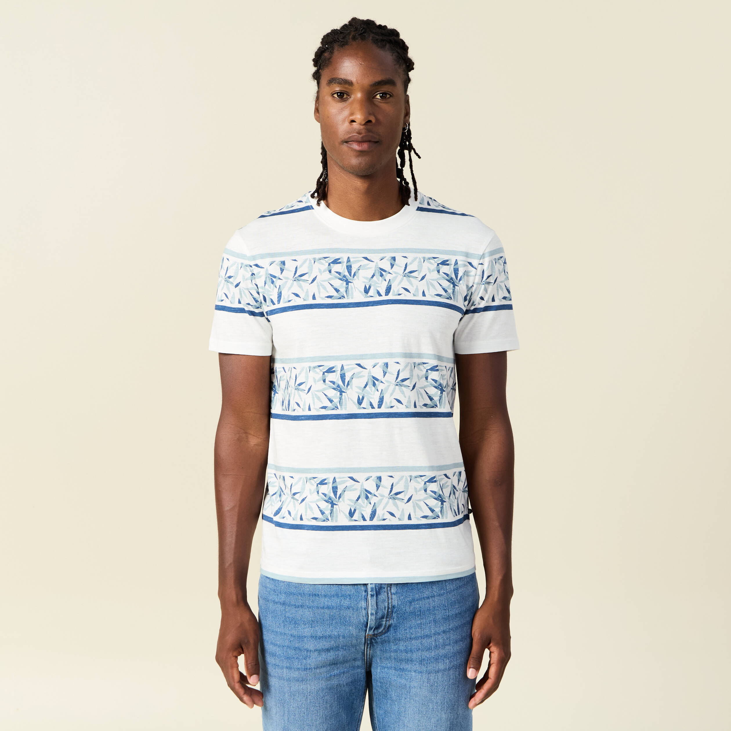 t shirt eco responsable bleu homme T-shirt éco-responsable bleu homme