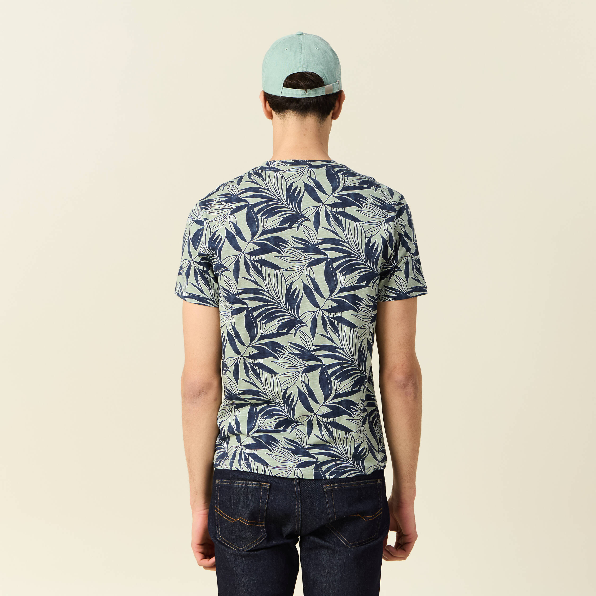 t shirt manches courtes vert homme T-shirt manches courtes vert homme