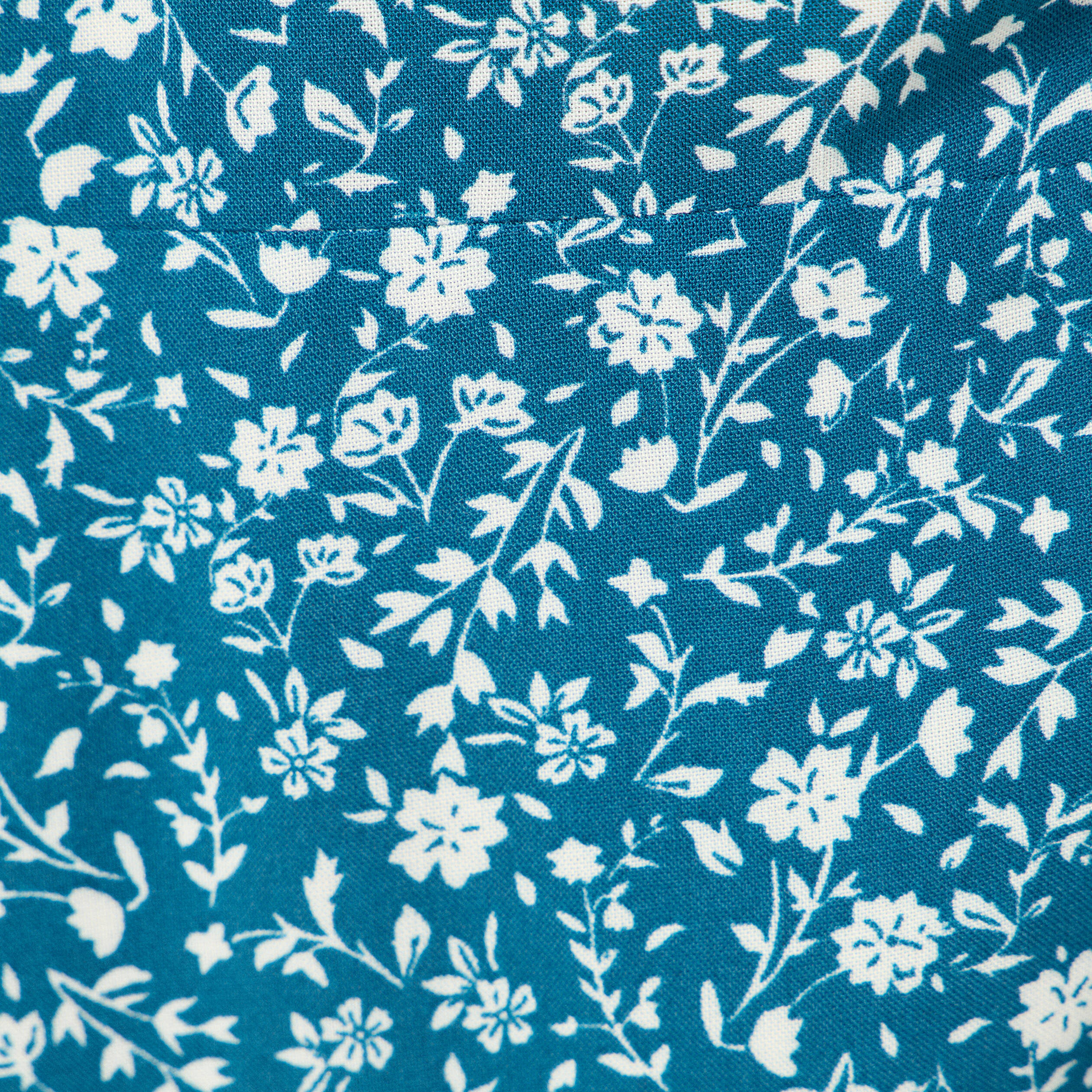 Jupe longue portefeuille bleu femme