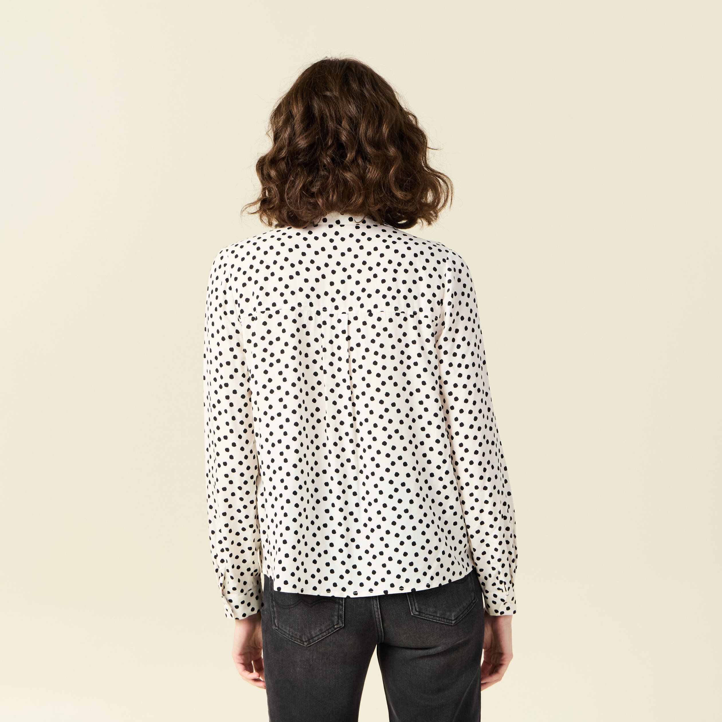 chemise manches longues blanc femme Chemise manches longues blanc femme