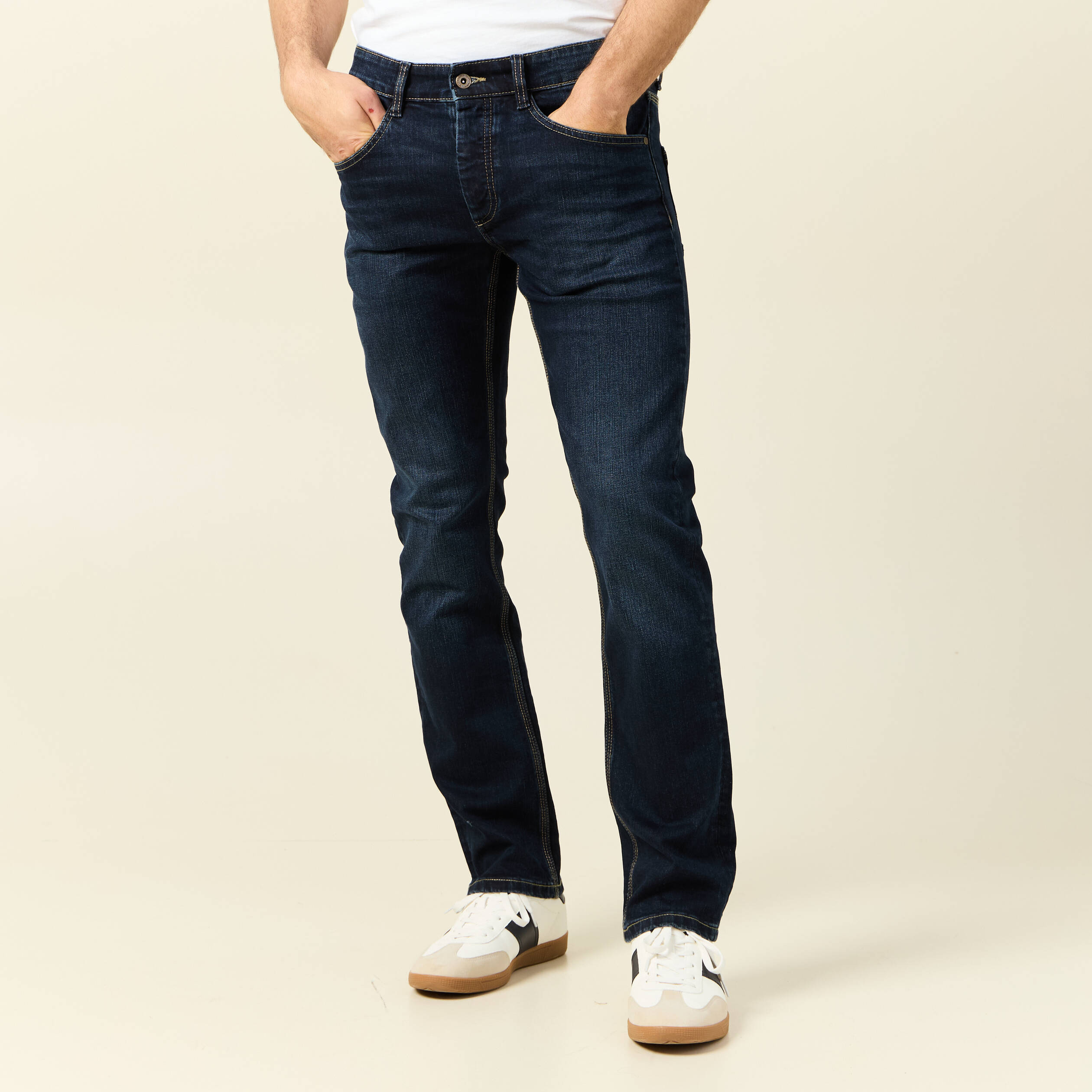 jeans straight eco responsable denim brut homme Jeans straight éco-responsable denim brut homme