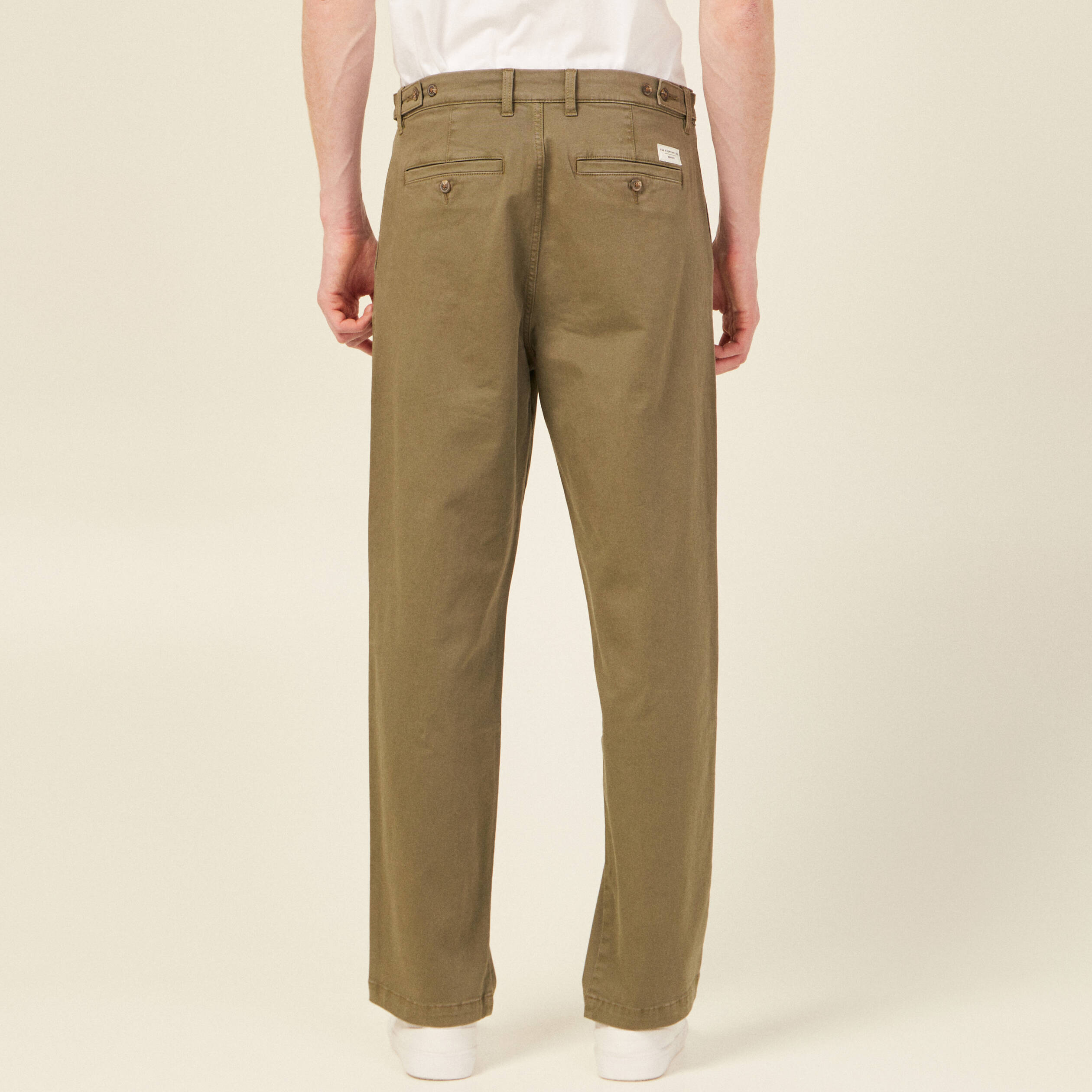 Chino vert kaki homme deals