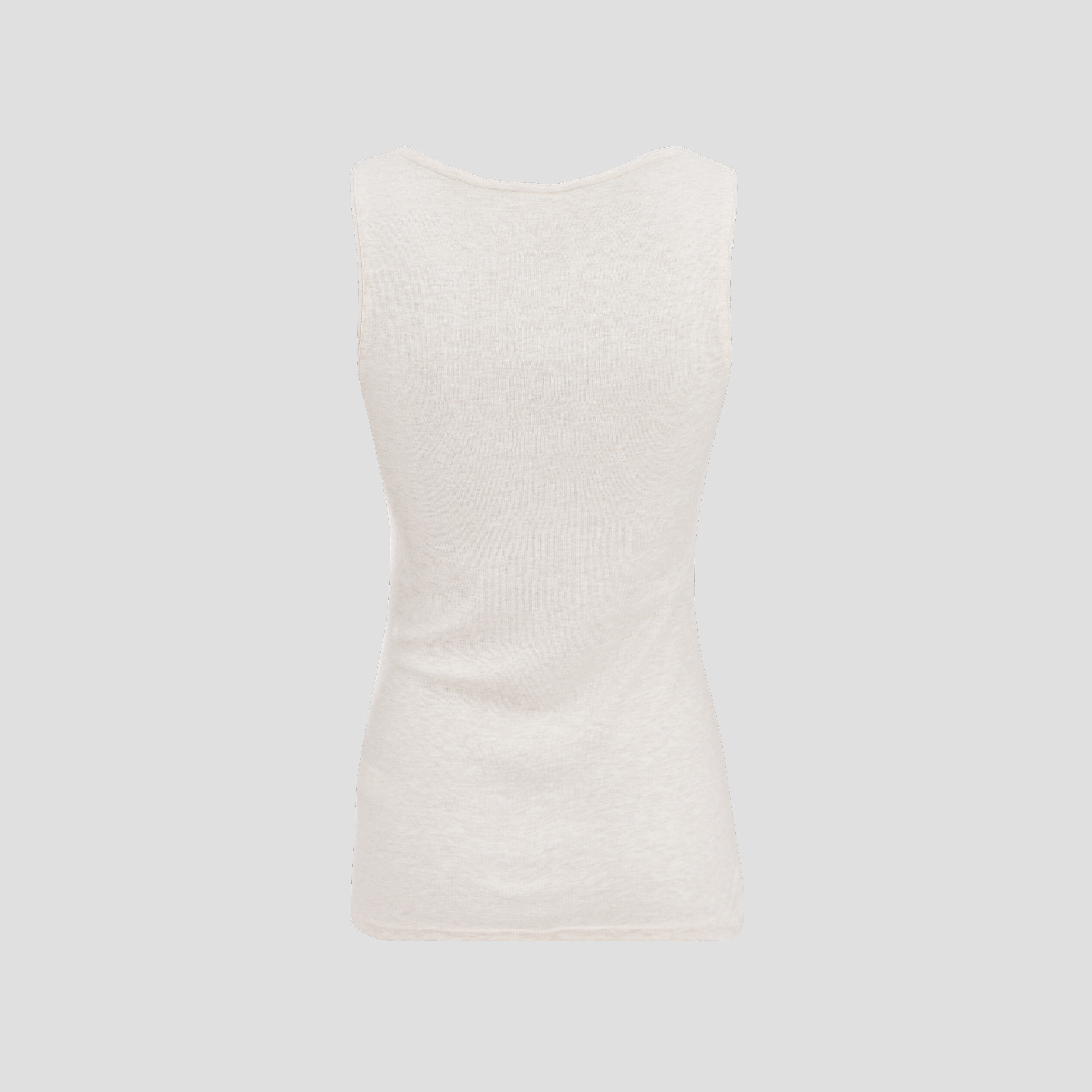 D&eacute;bardeur cintr&eacute; d&eacute;collet&eacute; sans manches beige femme