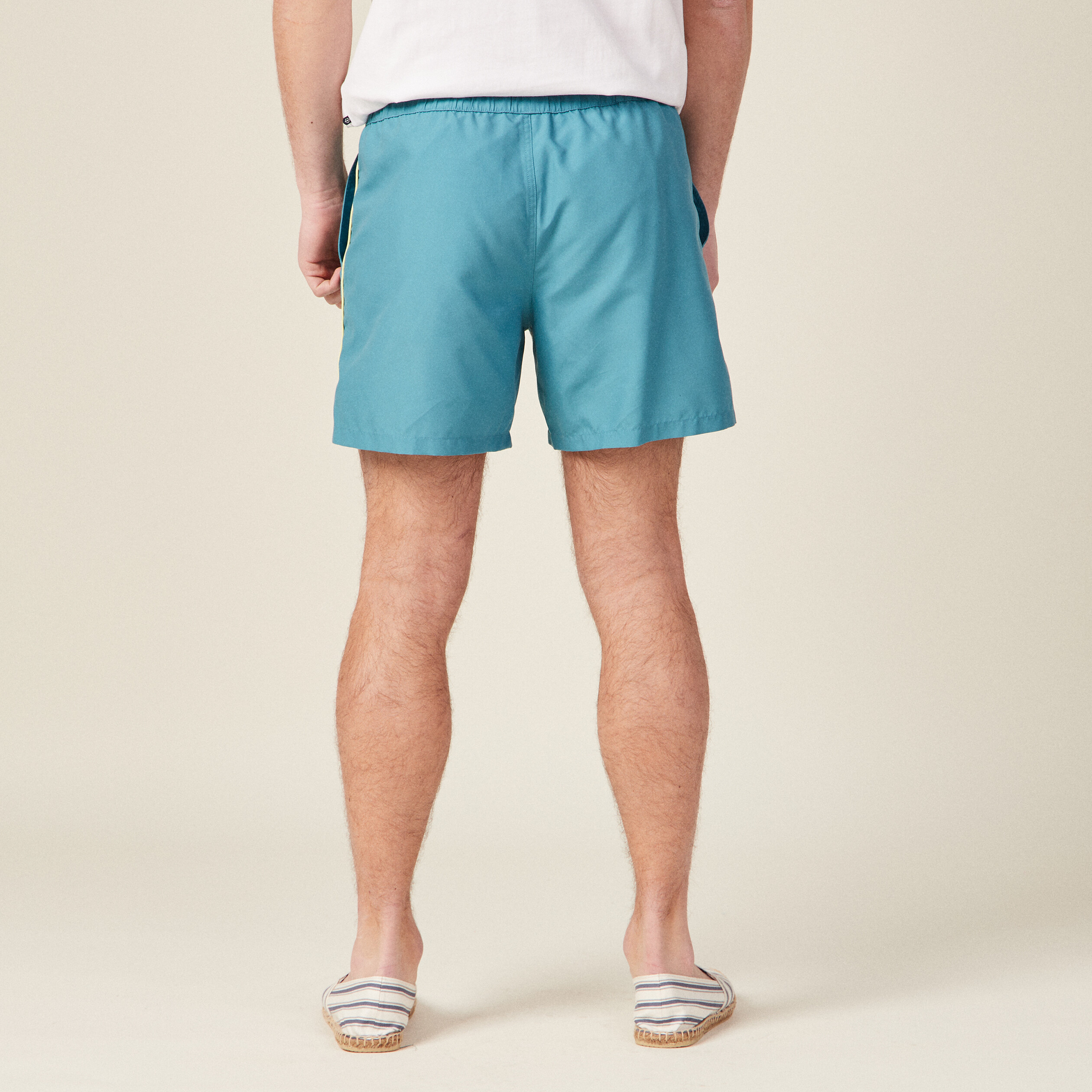 short de bain bleu petrole homme Short de bain bleu pétrole homme