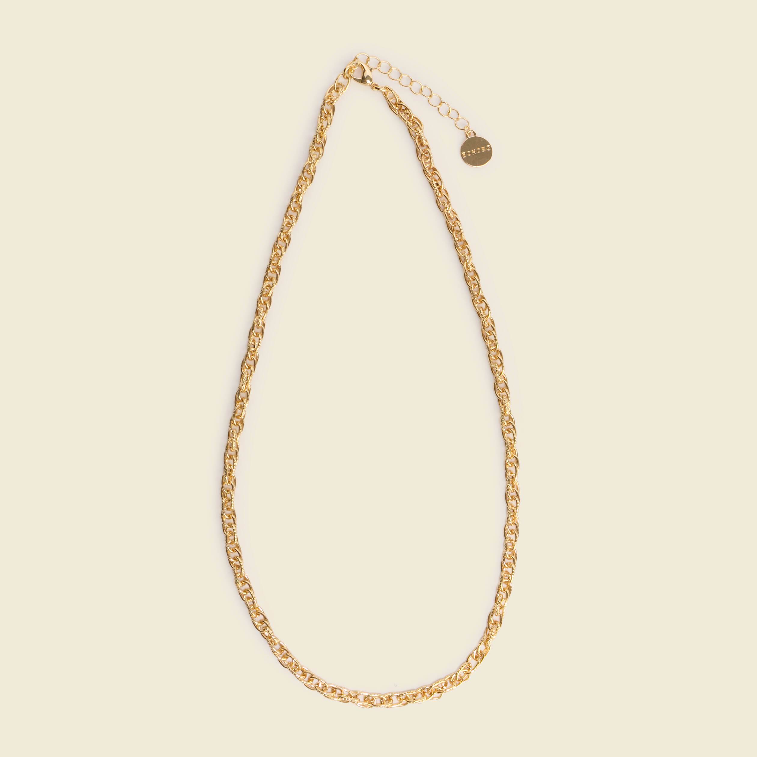 Collier couleur or femme